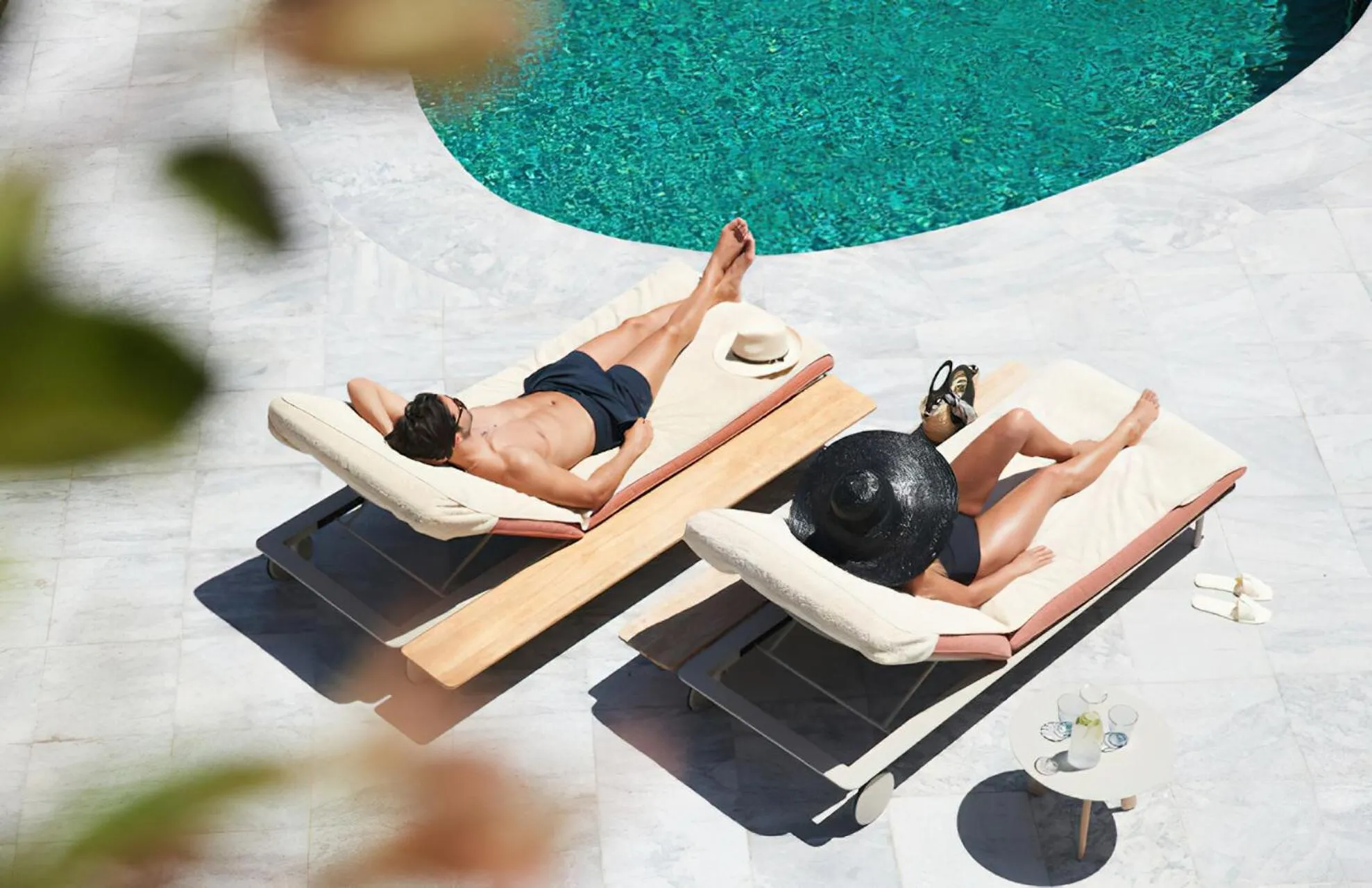 Pool view in Four Seasons Hotel Ritz Lisbon