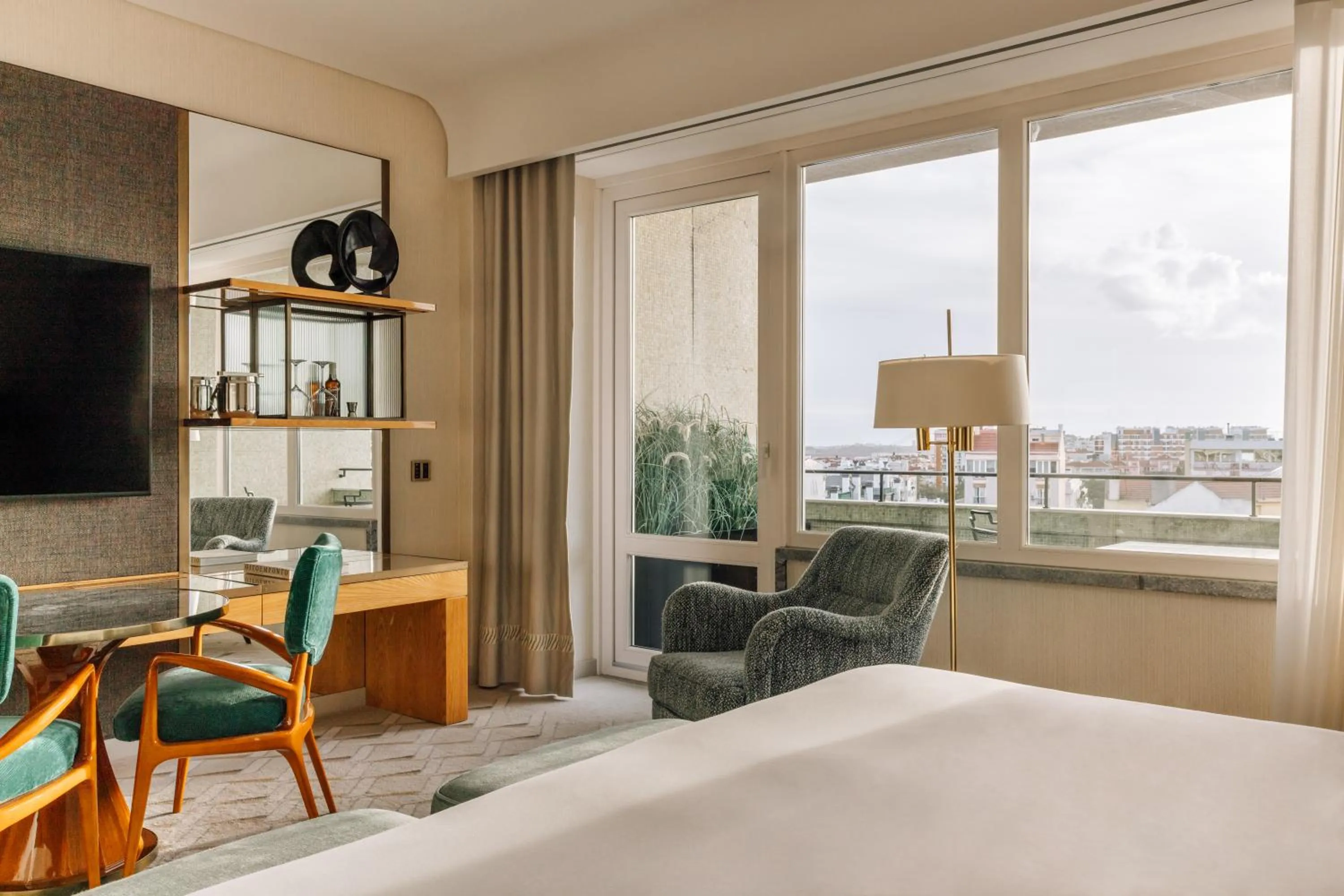 Bed in Four Seasons Hotel Ritz Lisbon