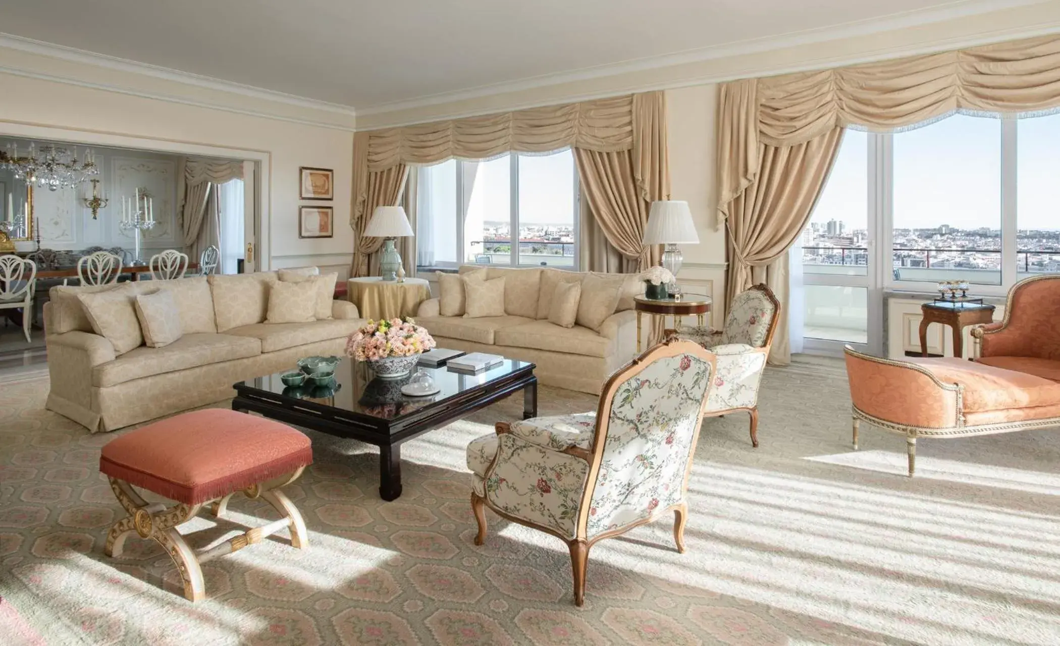 Living room in Four Seasons Hotel Ritz Lisbon Living room in Four Seasons Hotel Ritz Lisbon