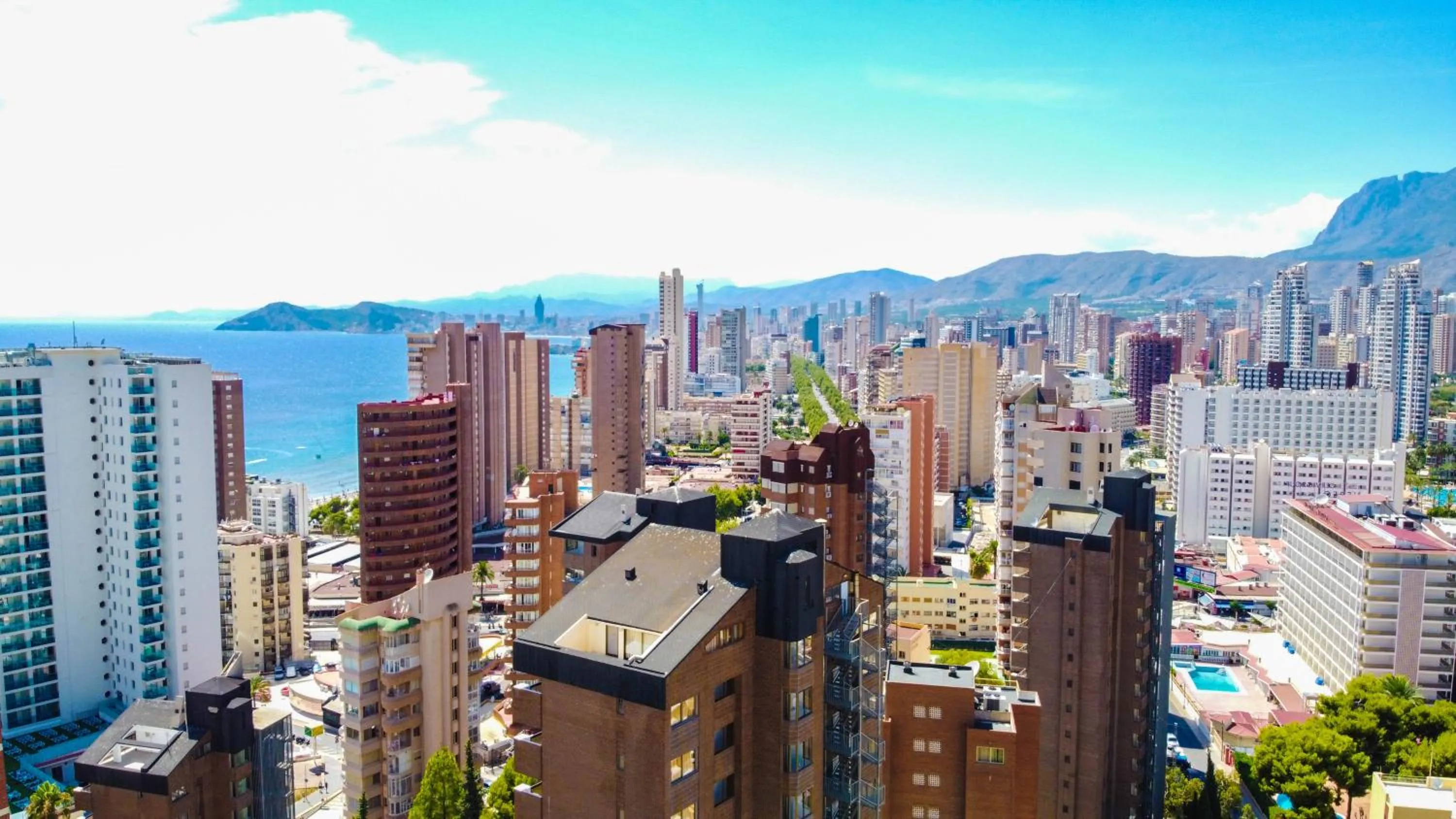 City view in Picasso-Fincas Benidorm