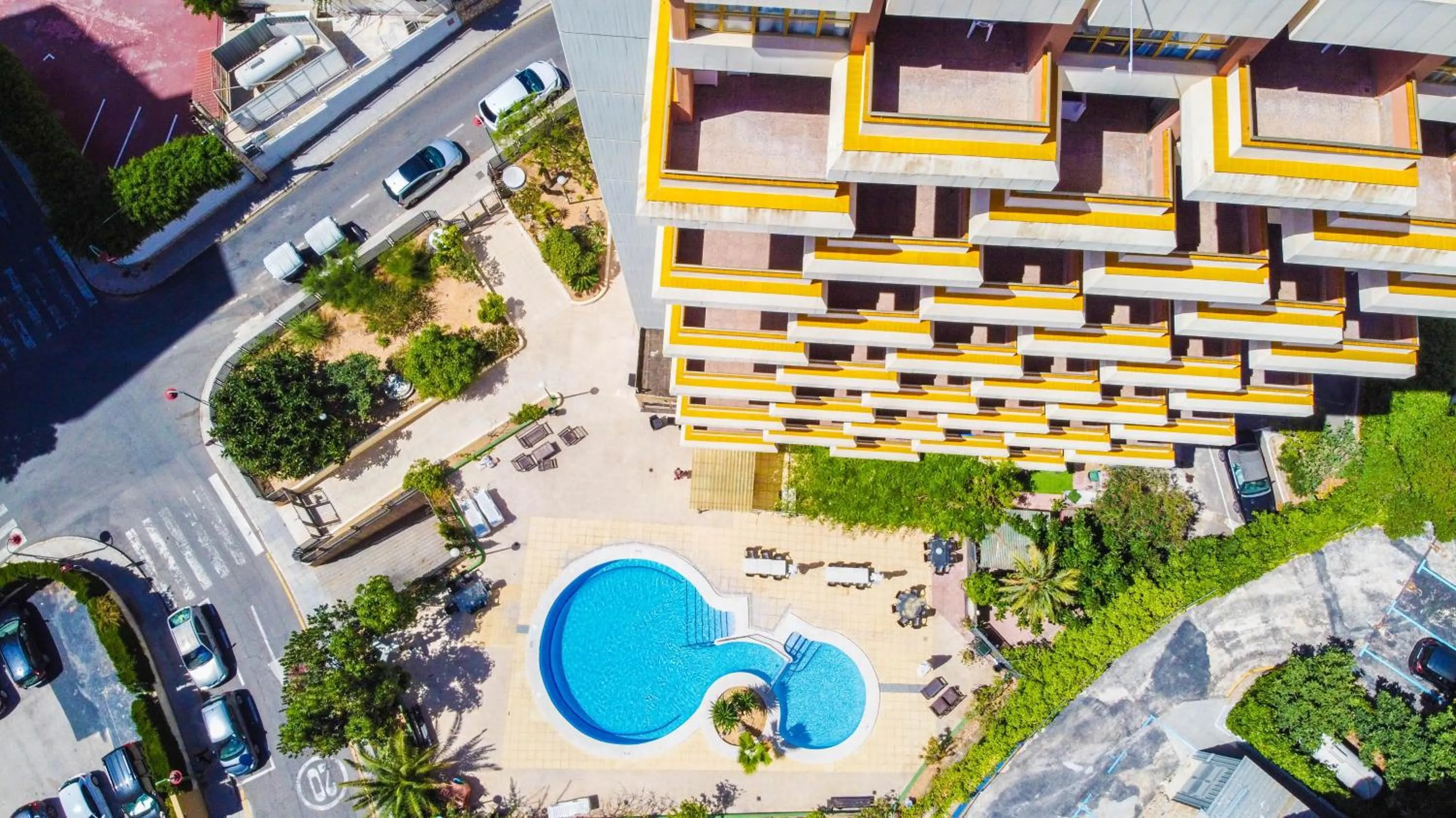Bird's eye view in Picasso-Fincas Benidorm