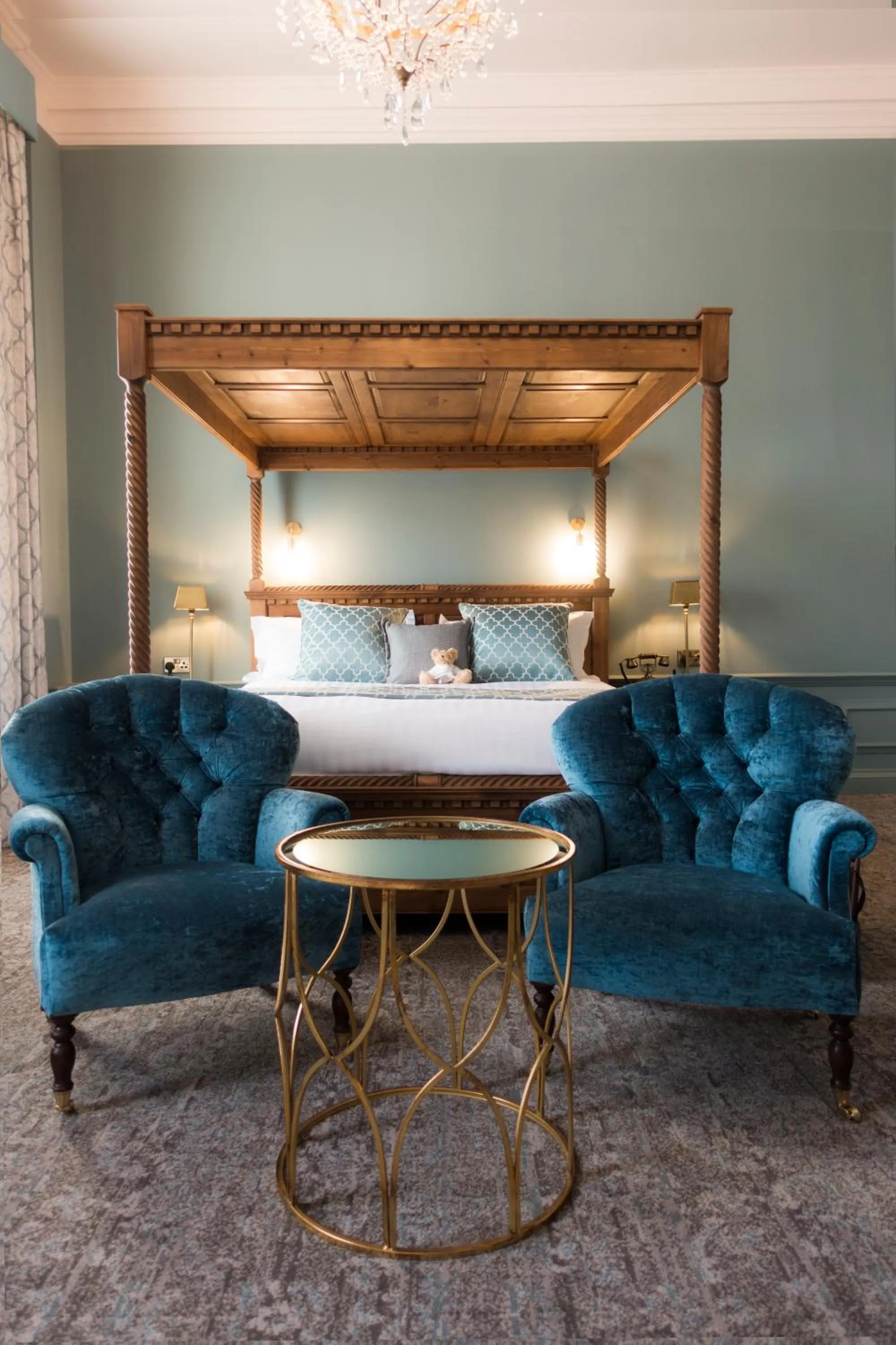 Seating area in Hawkstone Hall Hotel & Gardens