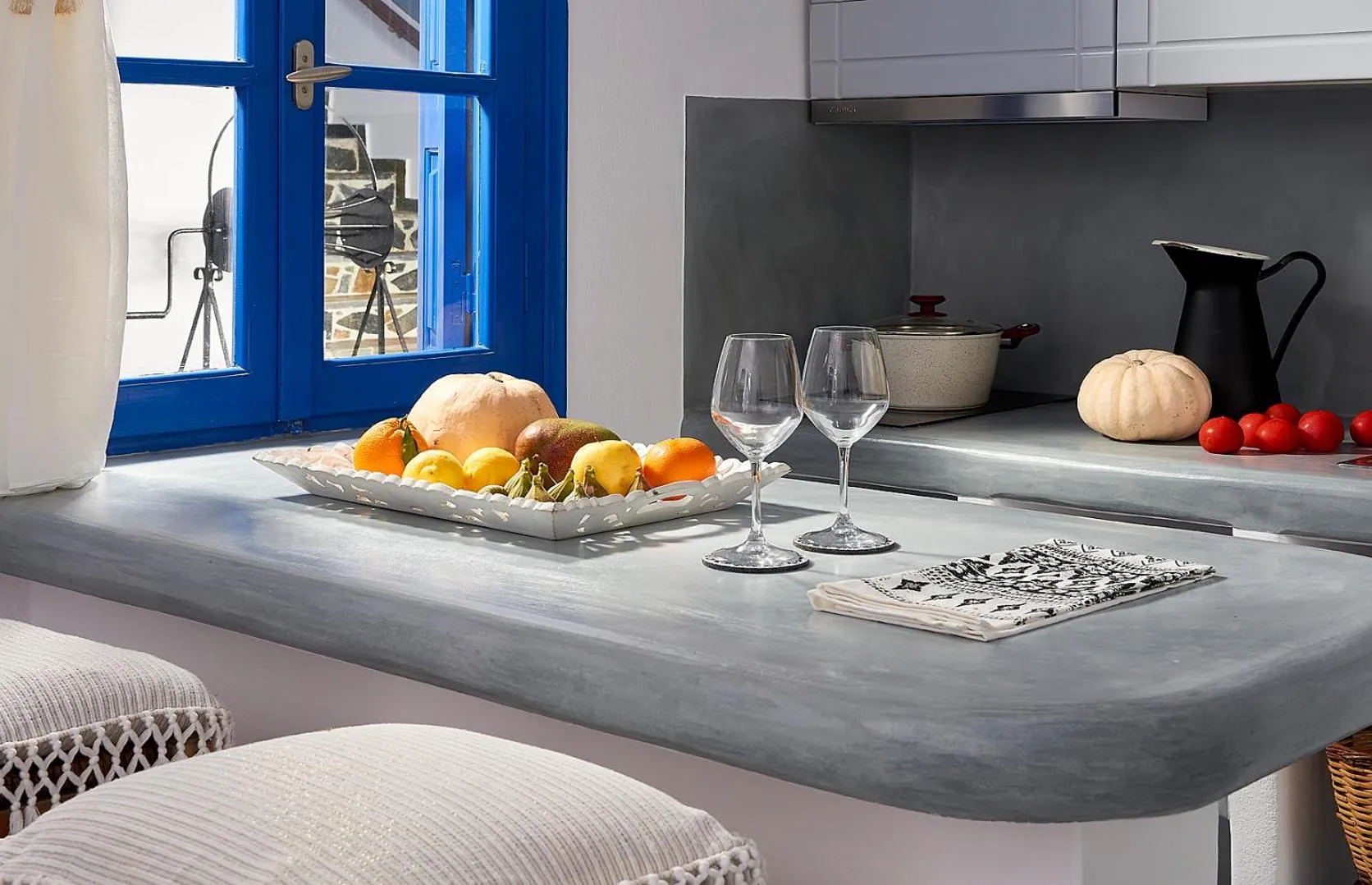 Kitchen or kitchenette in Elia Studios Pollonia