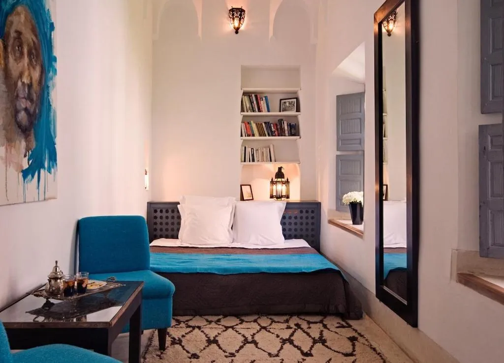 Bed in Riad Dar Hanane