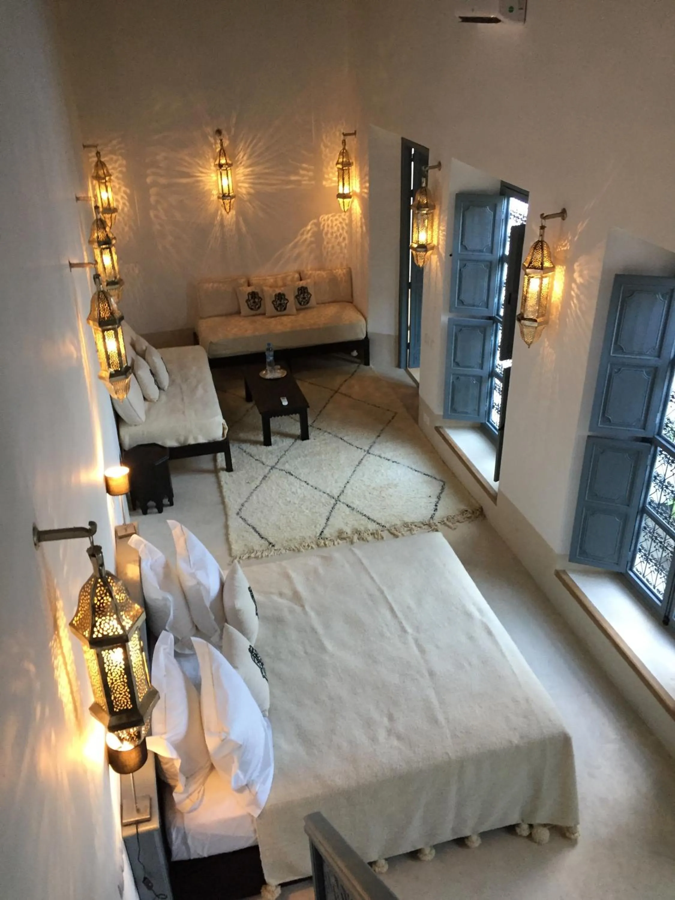 Bed in Riad Dar Hanane