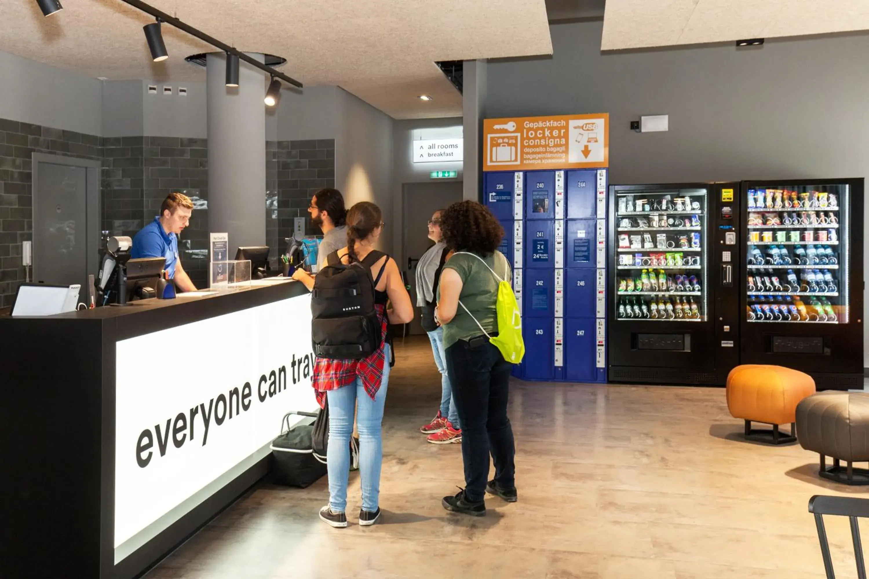 Lobby or reception in a&o Frankfurt Galluswarte Lobby or reception in a&o Frankfurt Galluswarte