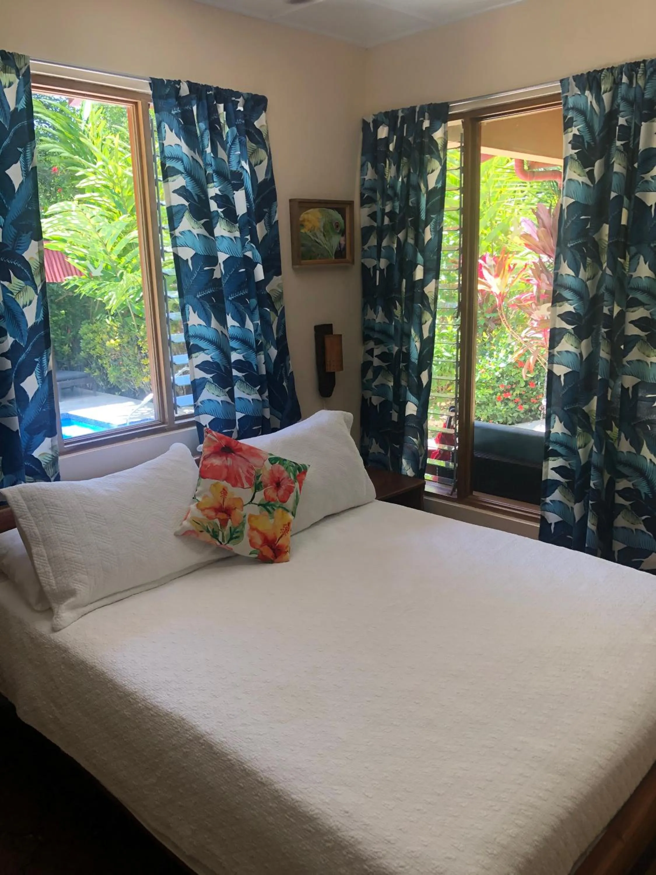 Bed in Hotel El Mono Feliz