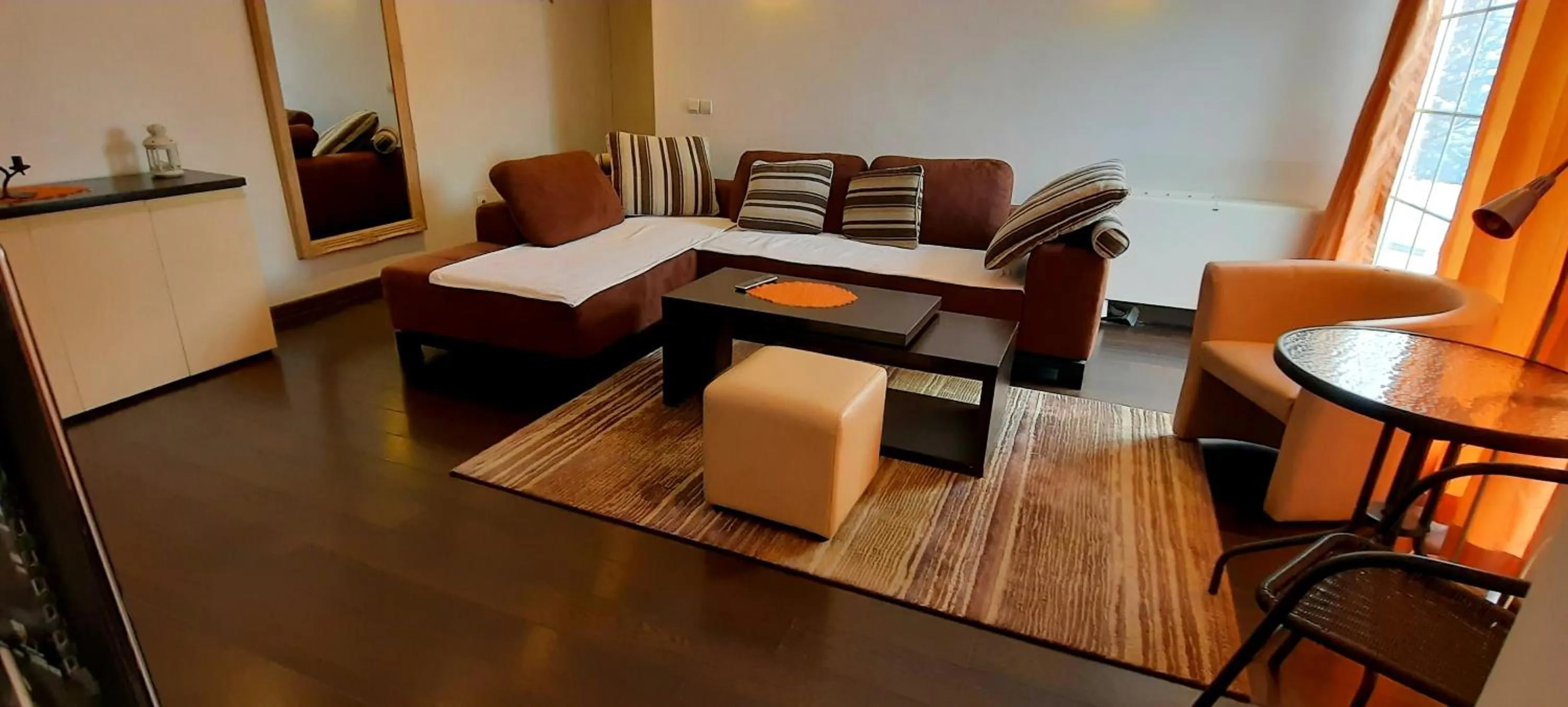 Seating area, Bed in Aloha Apartments with pool