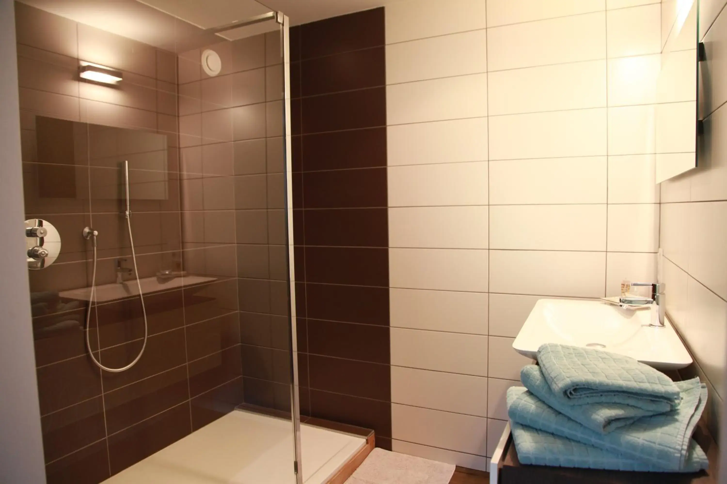 Double Room with Shower in B&B Les Oiseaux de Passage Double Room with Shower in B&B Les Oiseaux de Passage