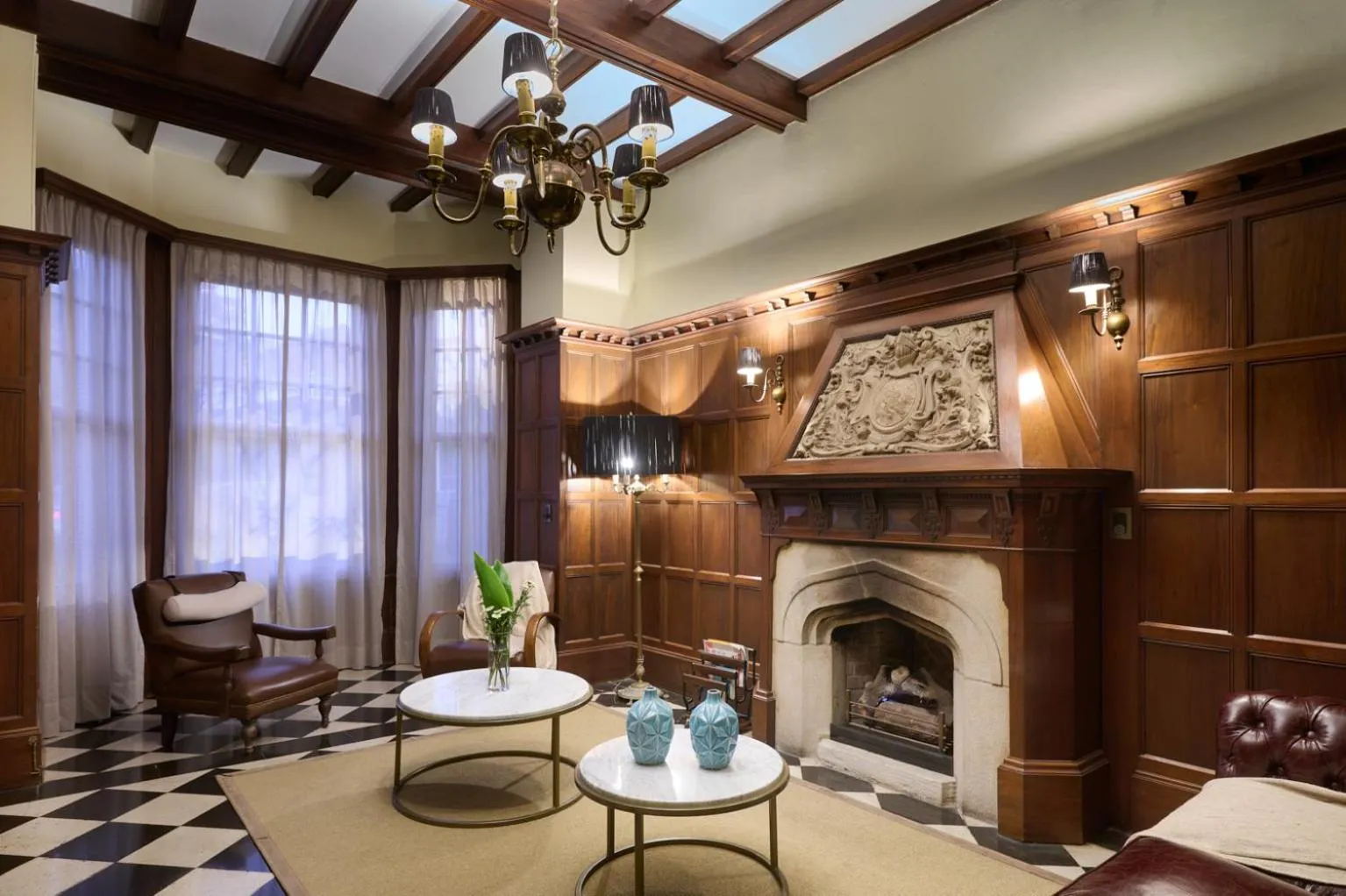 Living room in Altos de Guemes Hotel