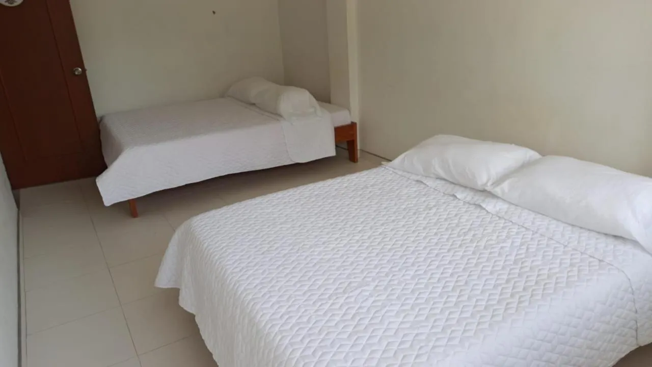 Bed in Hotel Mi Gloria