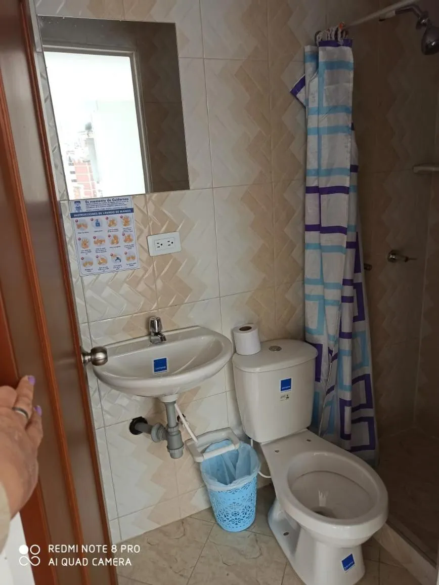 Bathroom in Hotel Mi Gloria