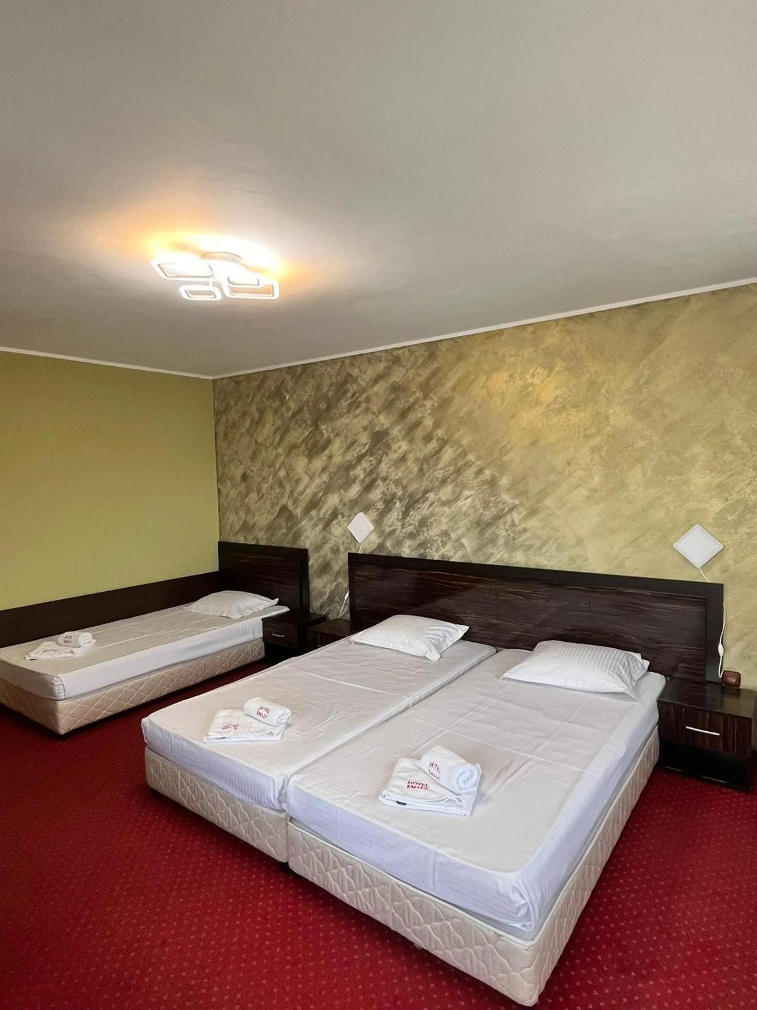 Bed in Family Hotel Emaly 2