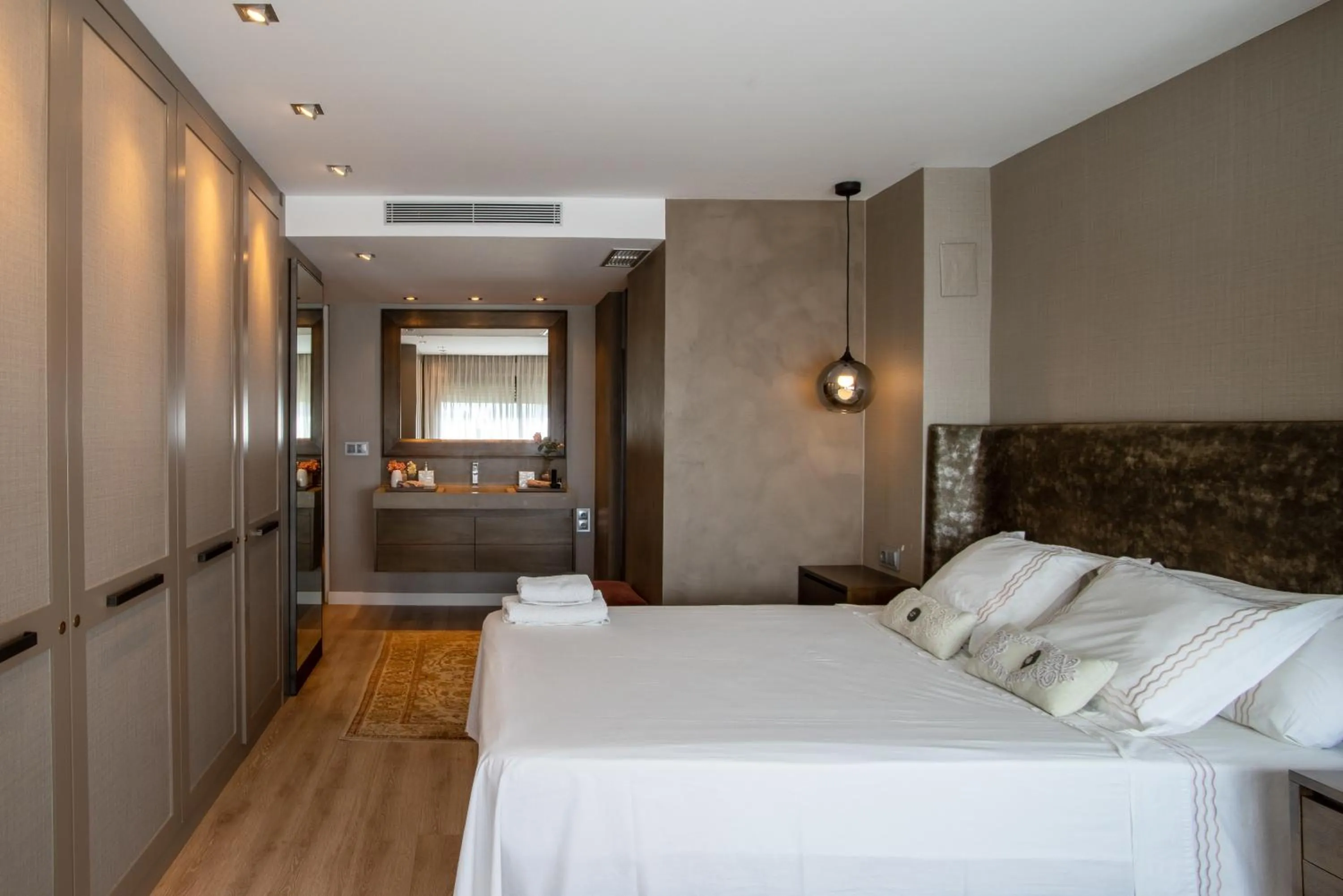 Bed in Vivienda de Lujo junto al Mar