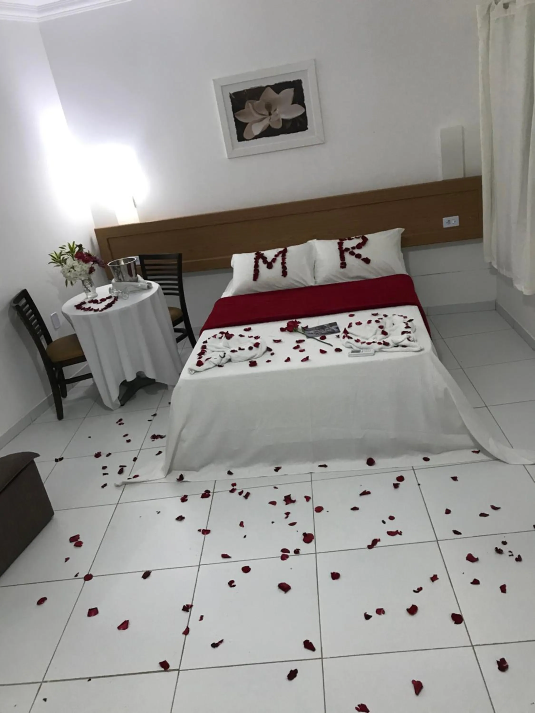 Bed in Pousada Cellina’s mar