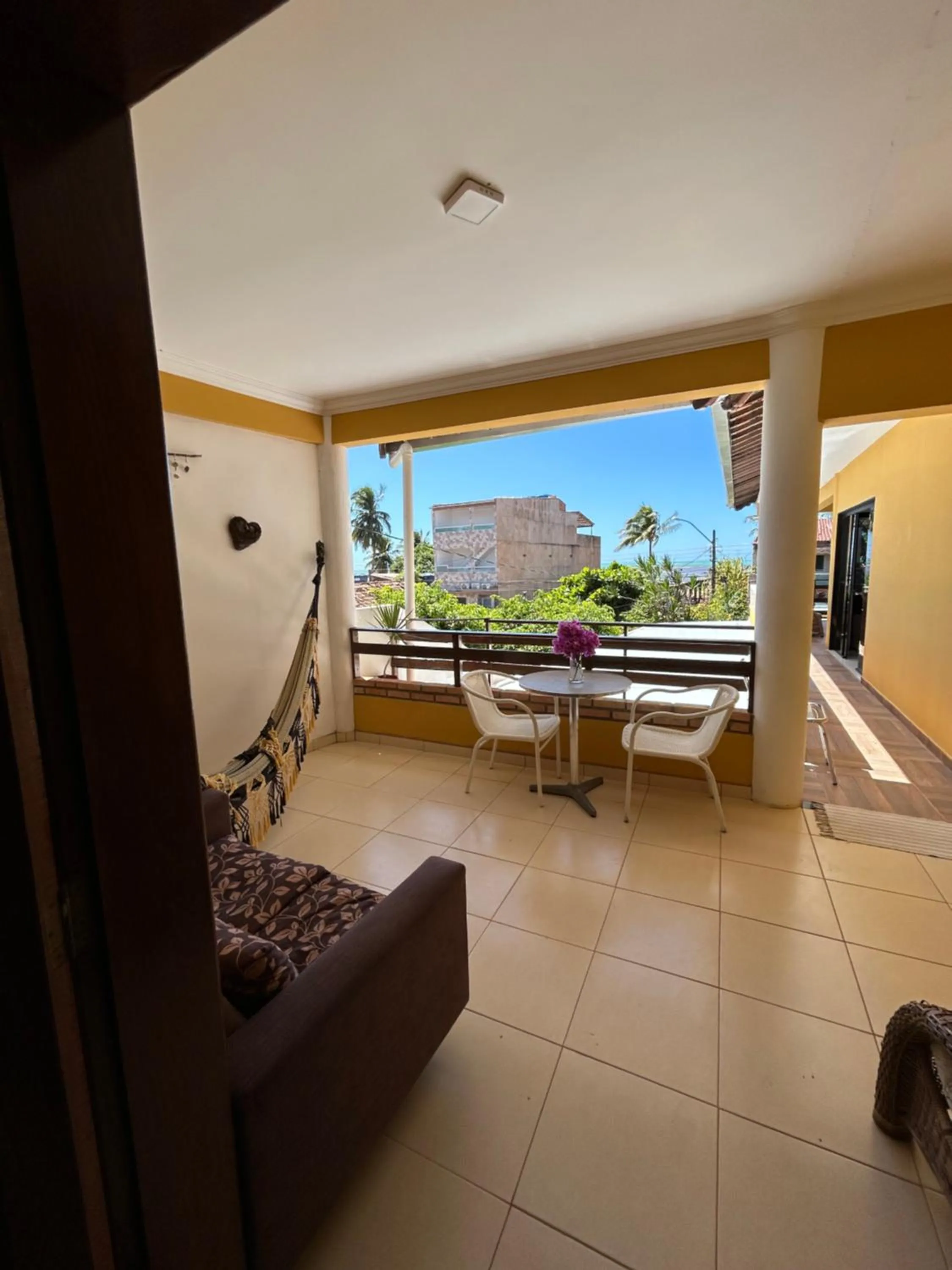 Balcony/Terrace in Pousada Cellina’s mar