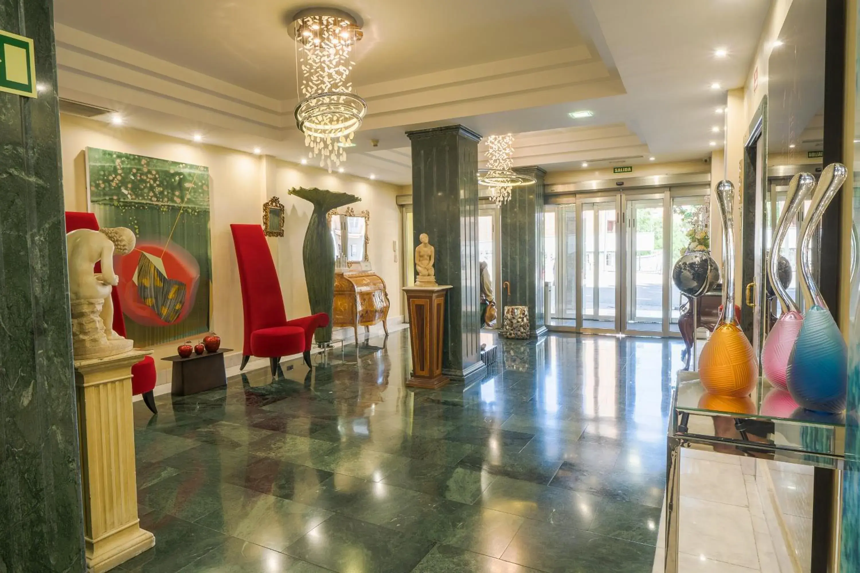 Lobby or reception in Hotel Sancho