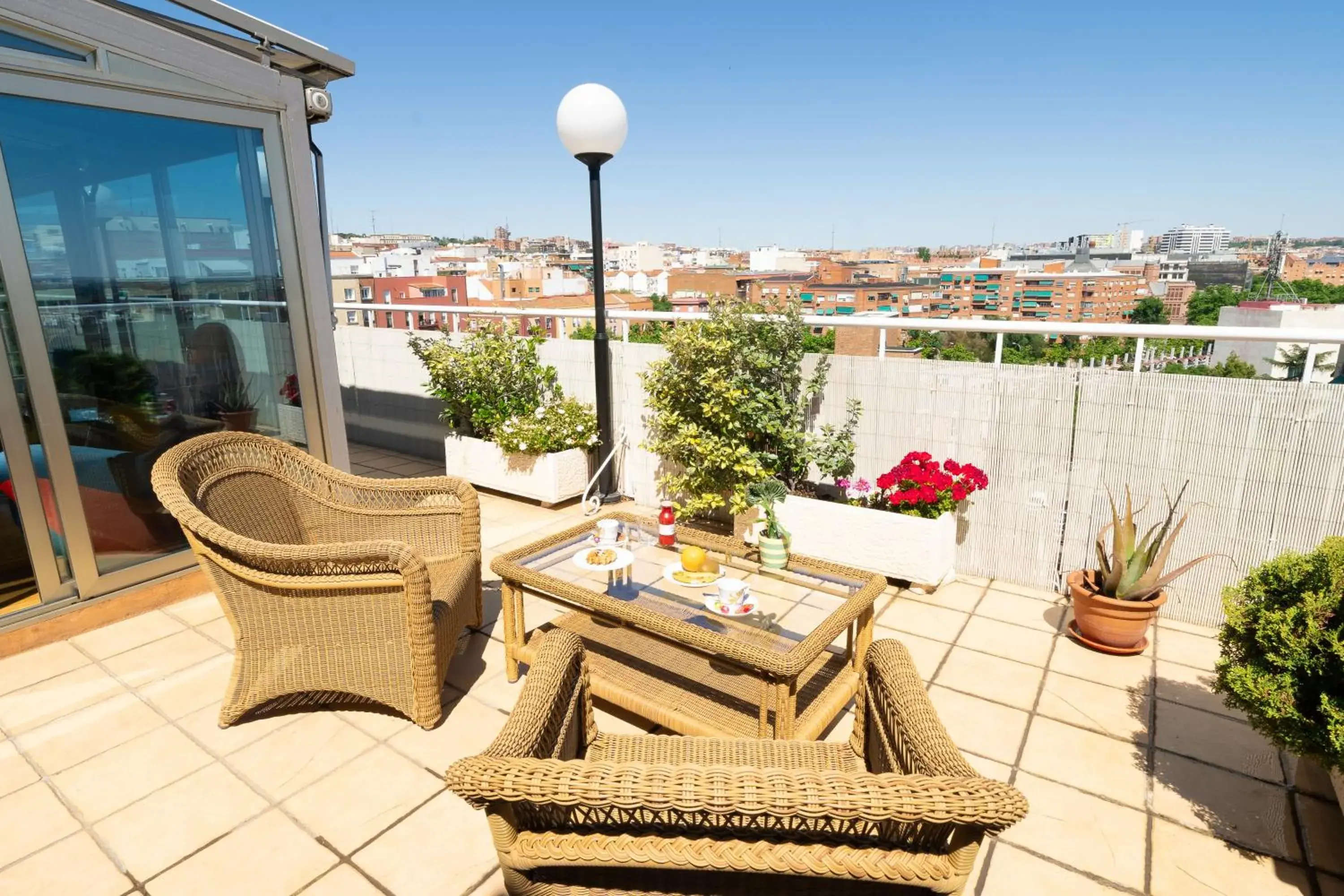 Patio in Hotel Sancho