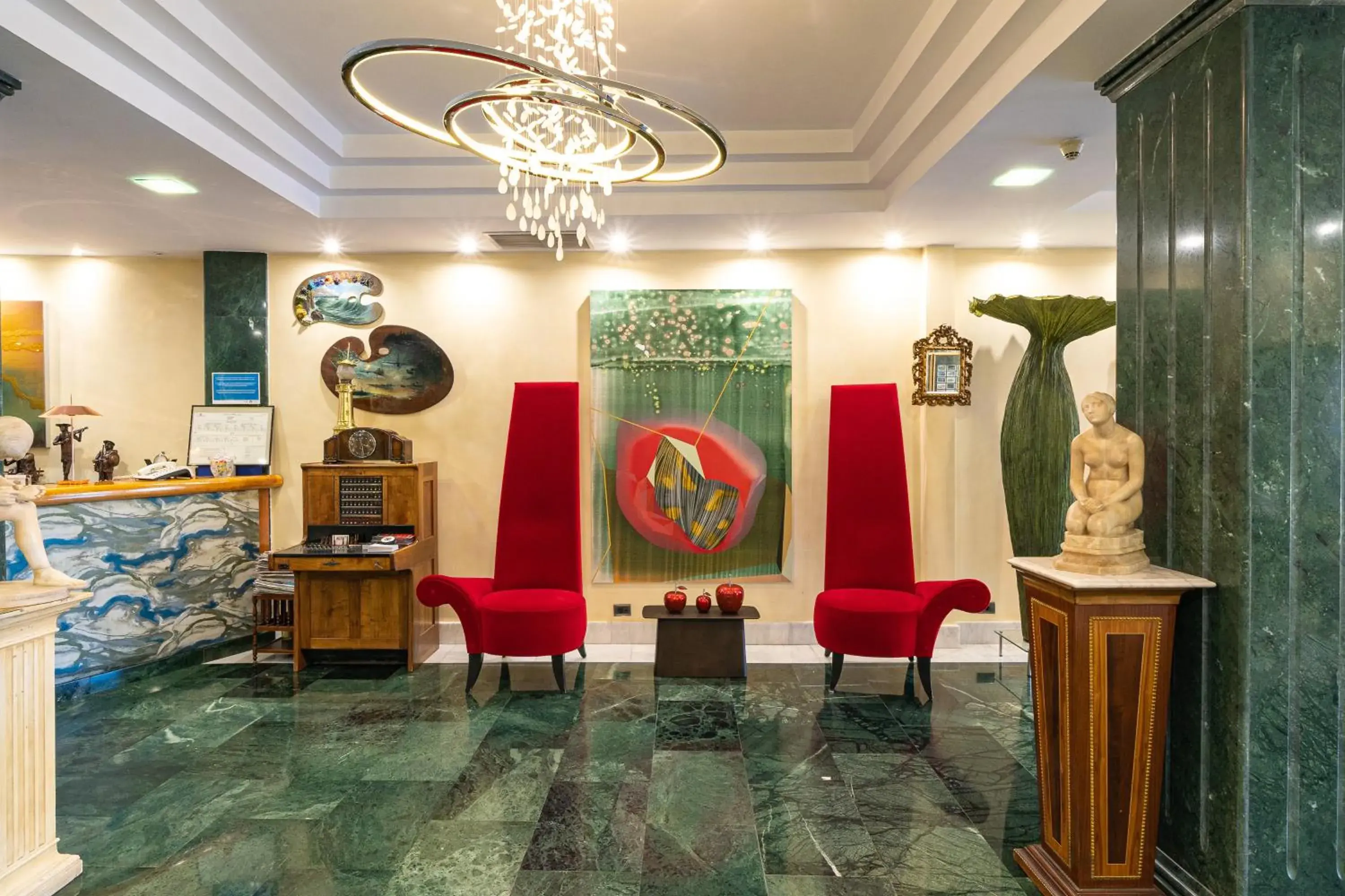 Lobby or reception in Hotel Sancho