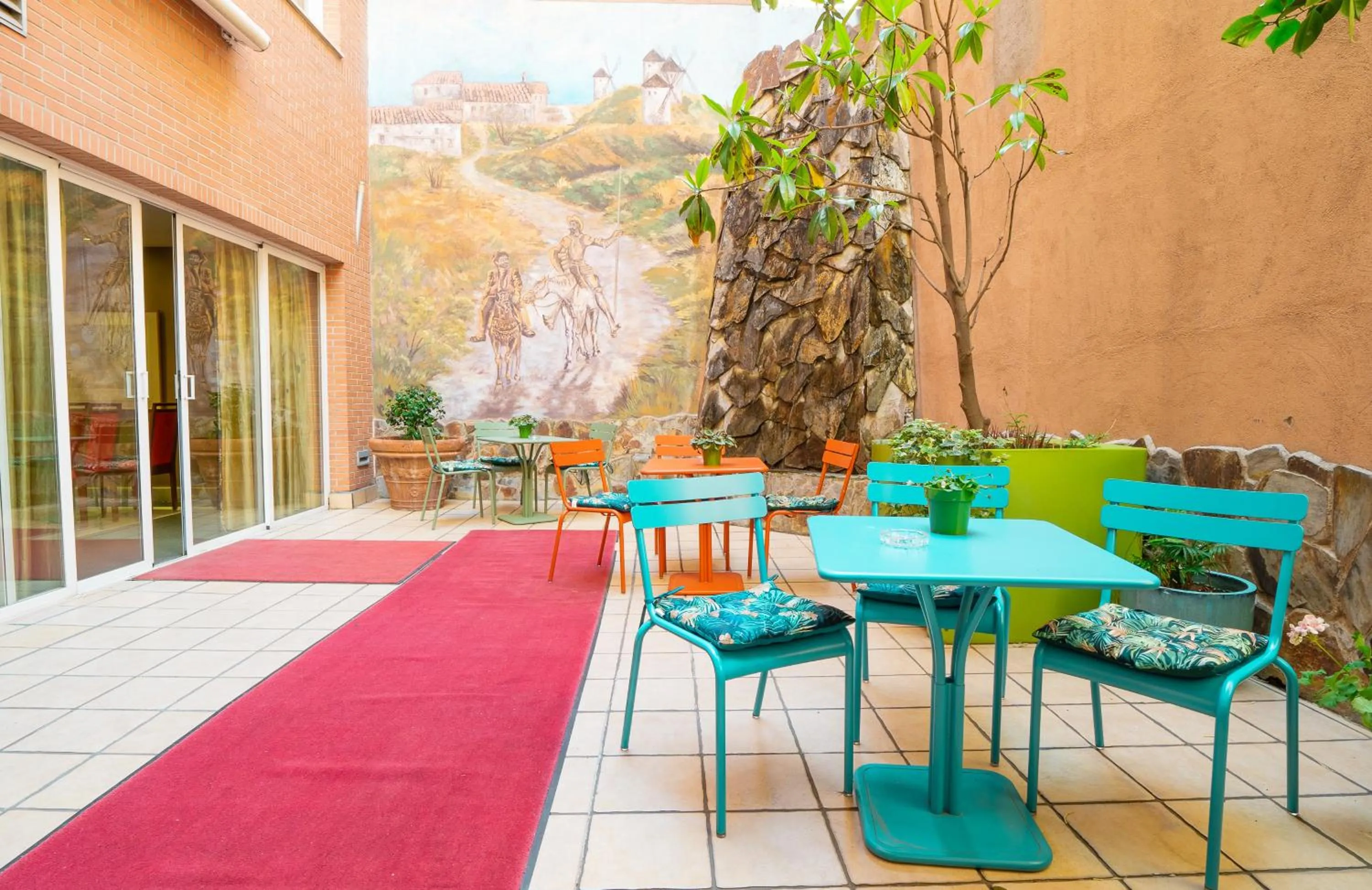 Patio in Hotel Sancho