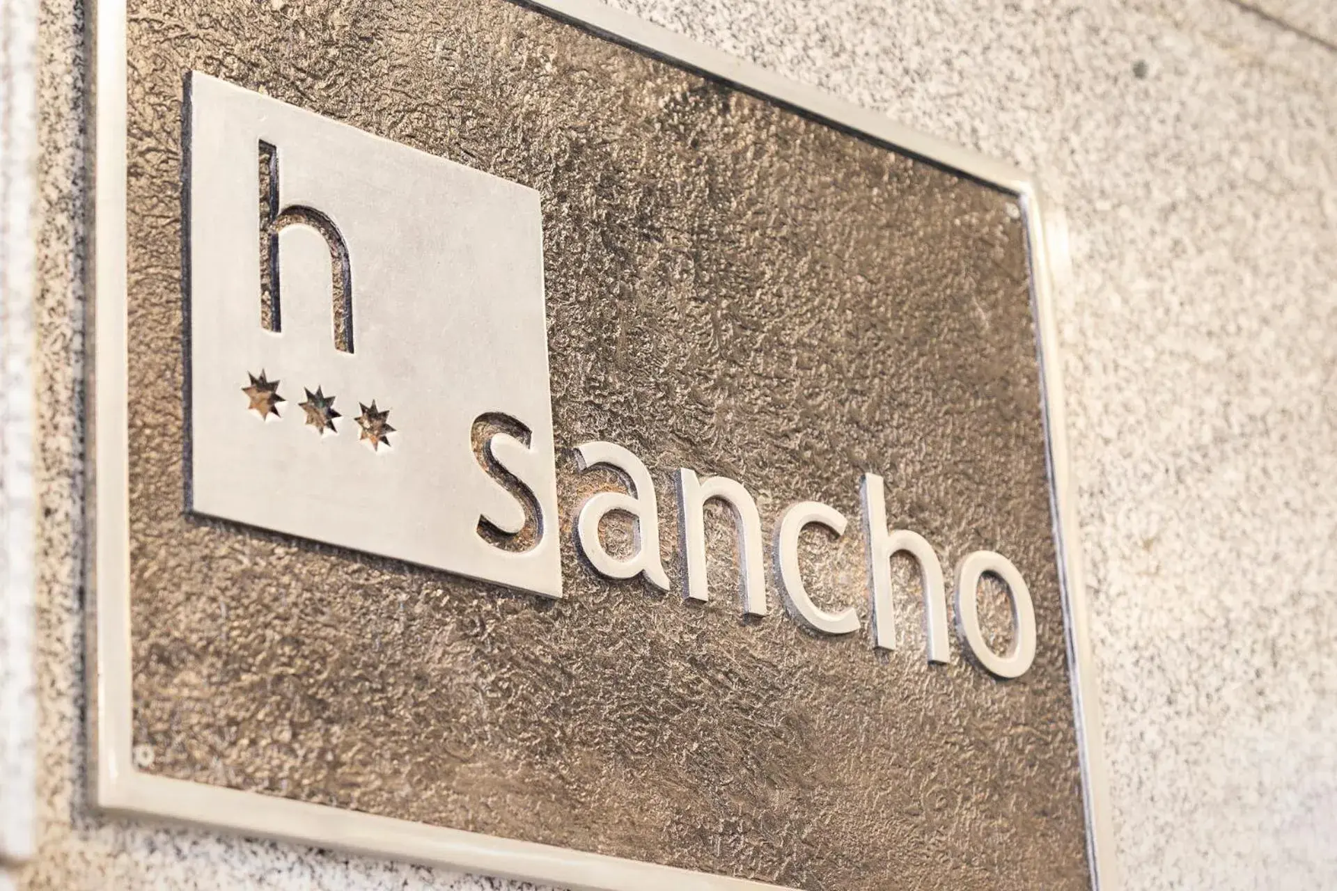 Property logo or sign in Hotel Sancho