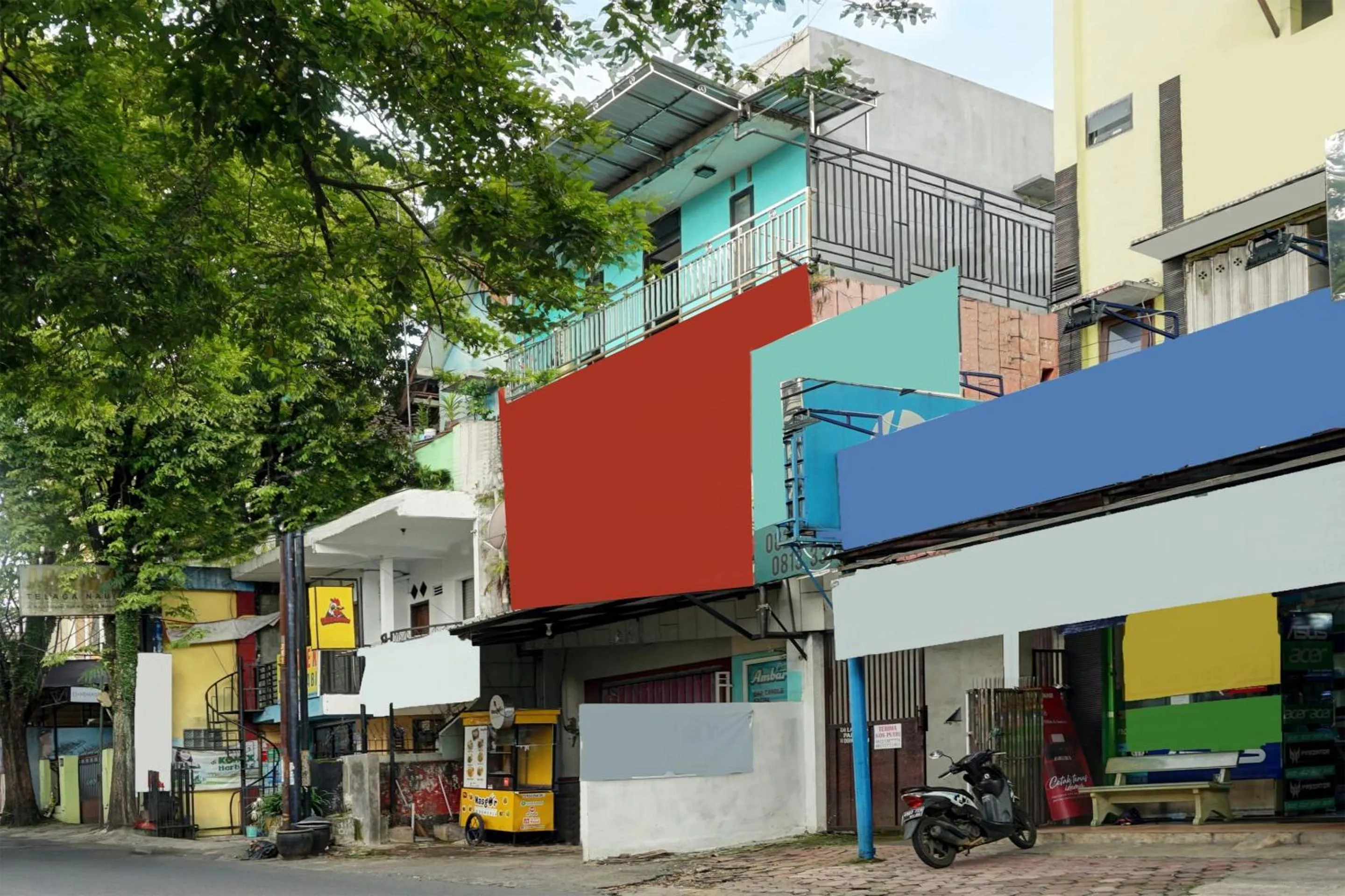 Facade/entrance in OYO Life 1711 Serayu Sumbersari Residence