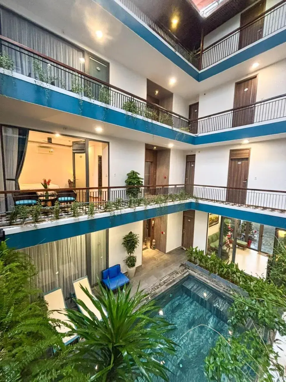 Pool view in The Nam An Villa Hoi An Pool view in The Nam An Villa Hoi An