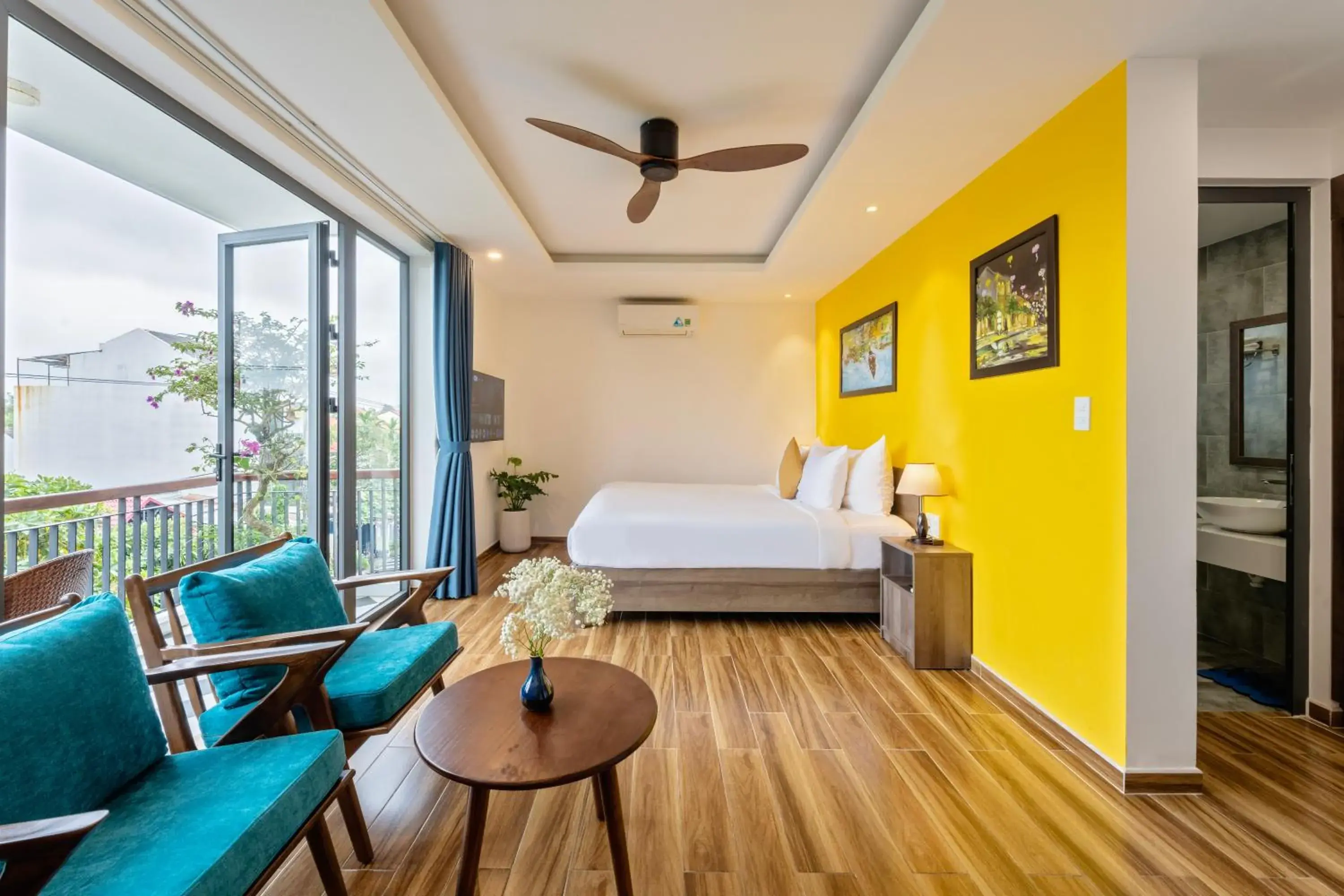 Bed in The Nam An Villa Hoi An Bed in The Nam An Villa Hoi An