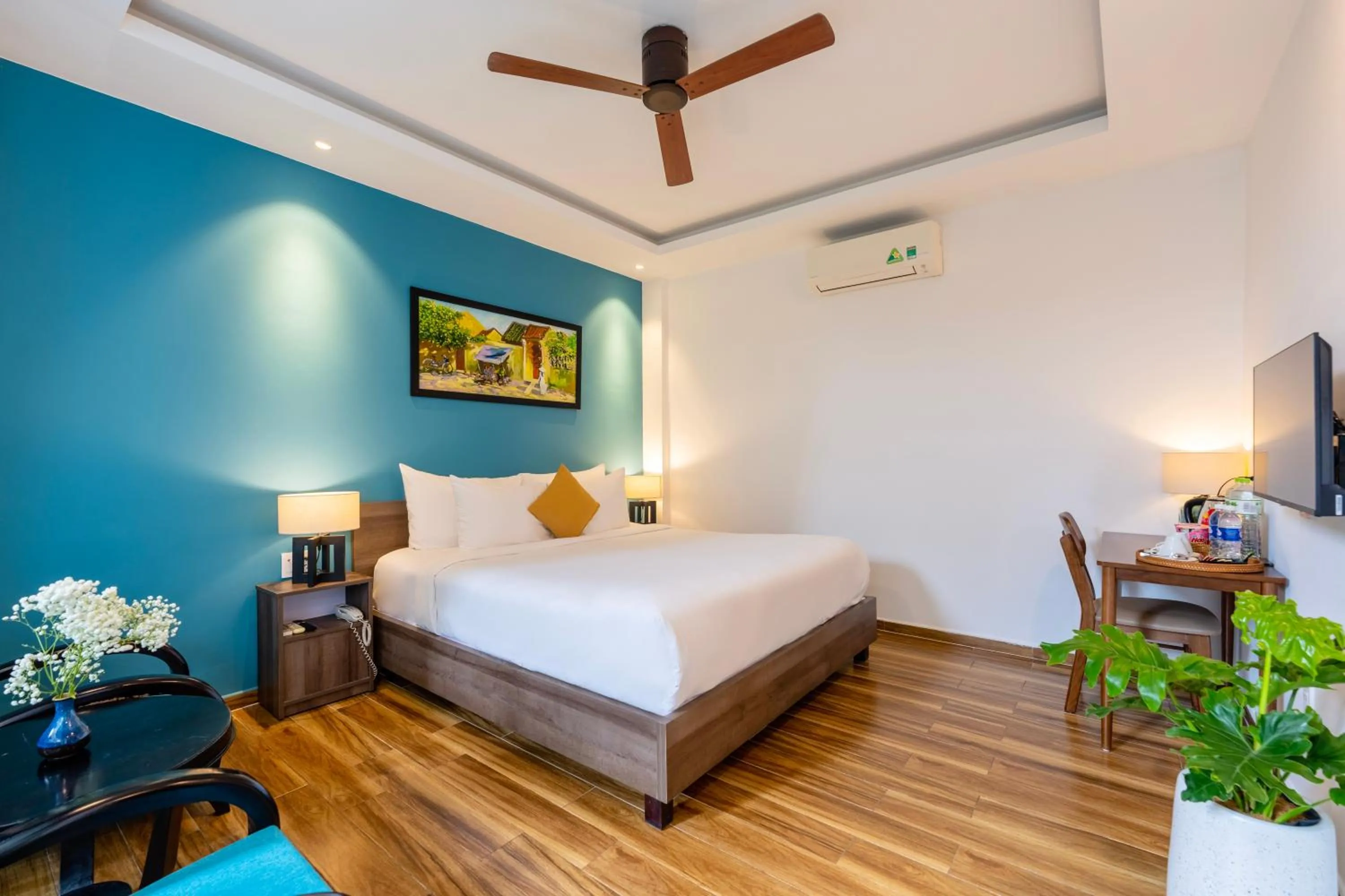 Bed in The Nam An Villa Hoi An