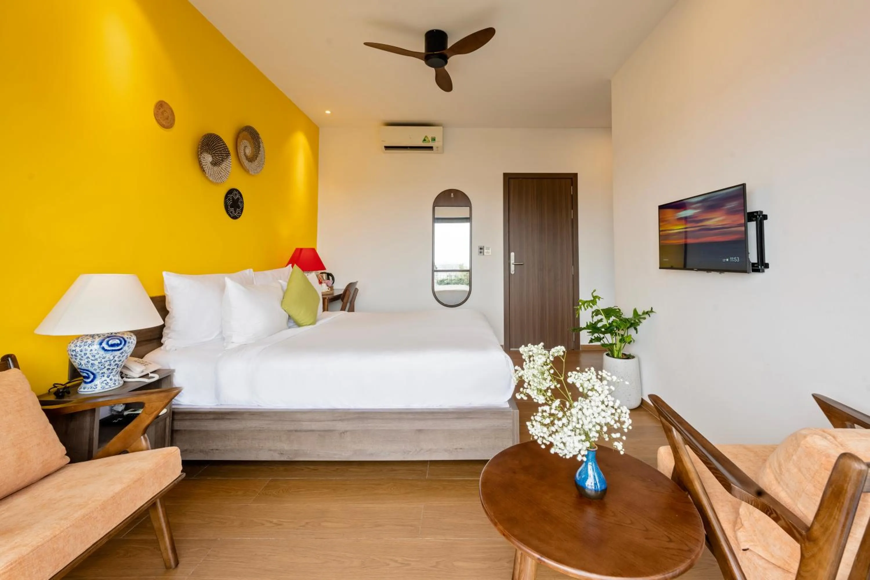 Bed in The Nam An Villa Hoi An