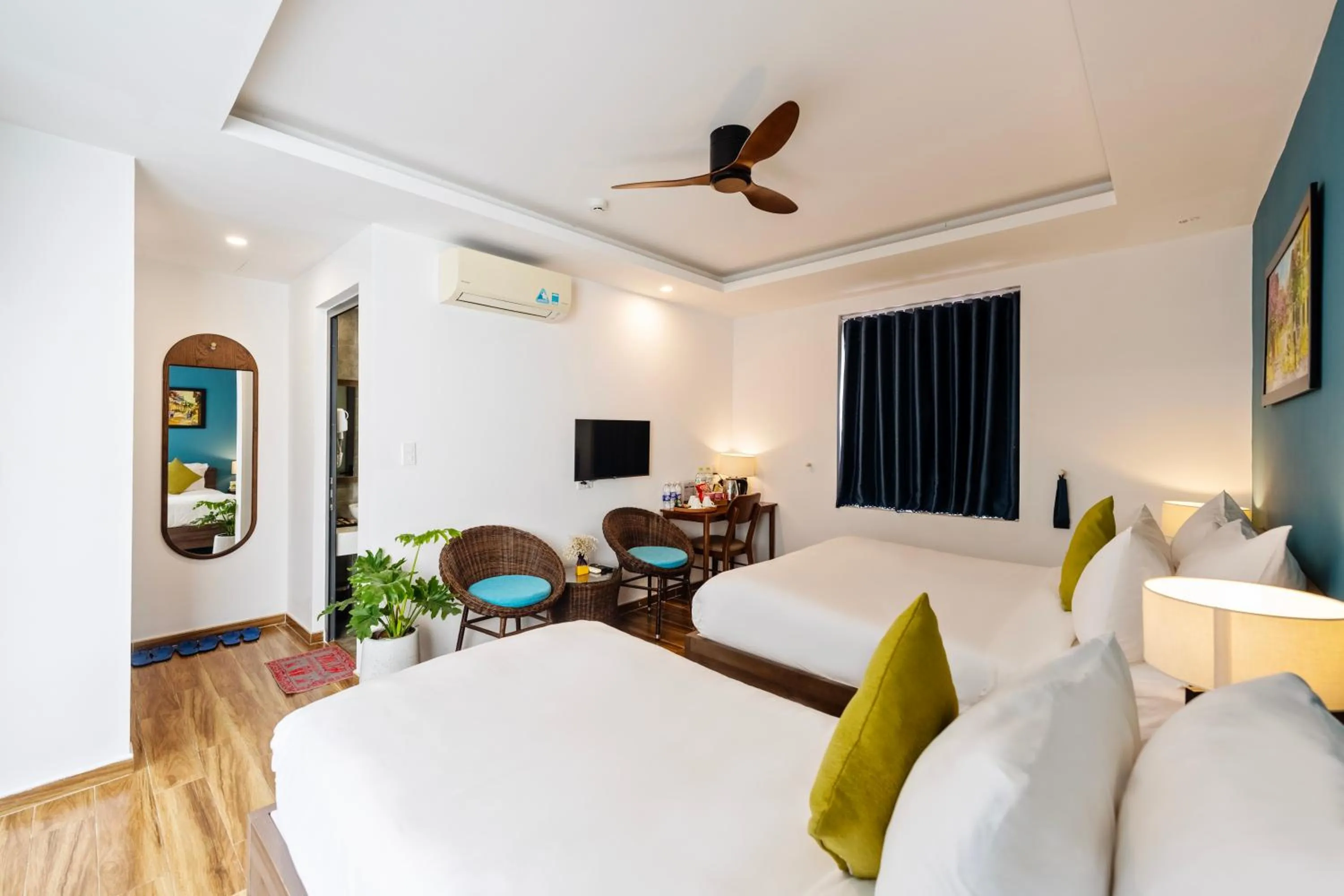 Bed in The Nam An Villa Hoi An