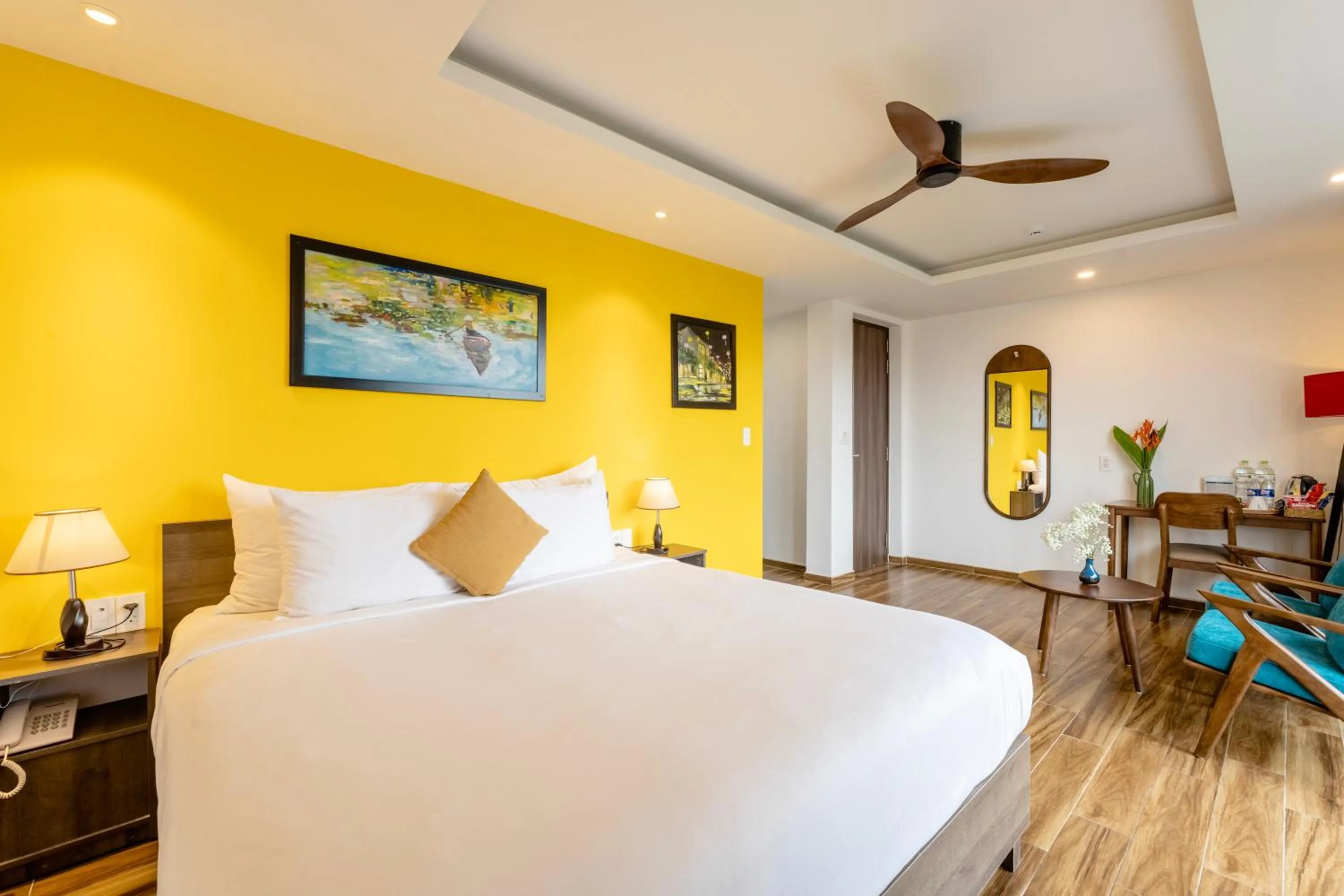 Bed in The Nam An Villa Hoi An