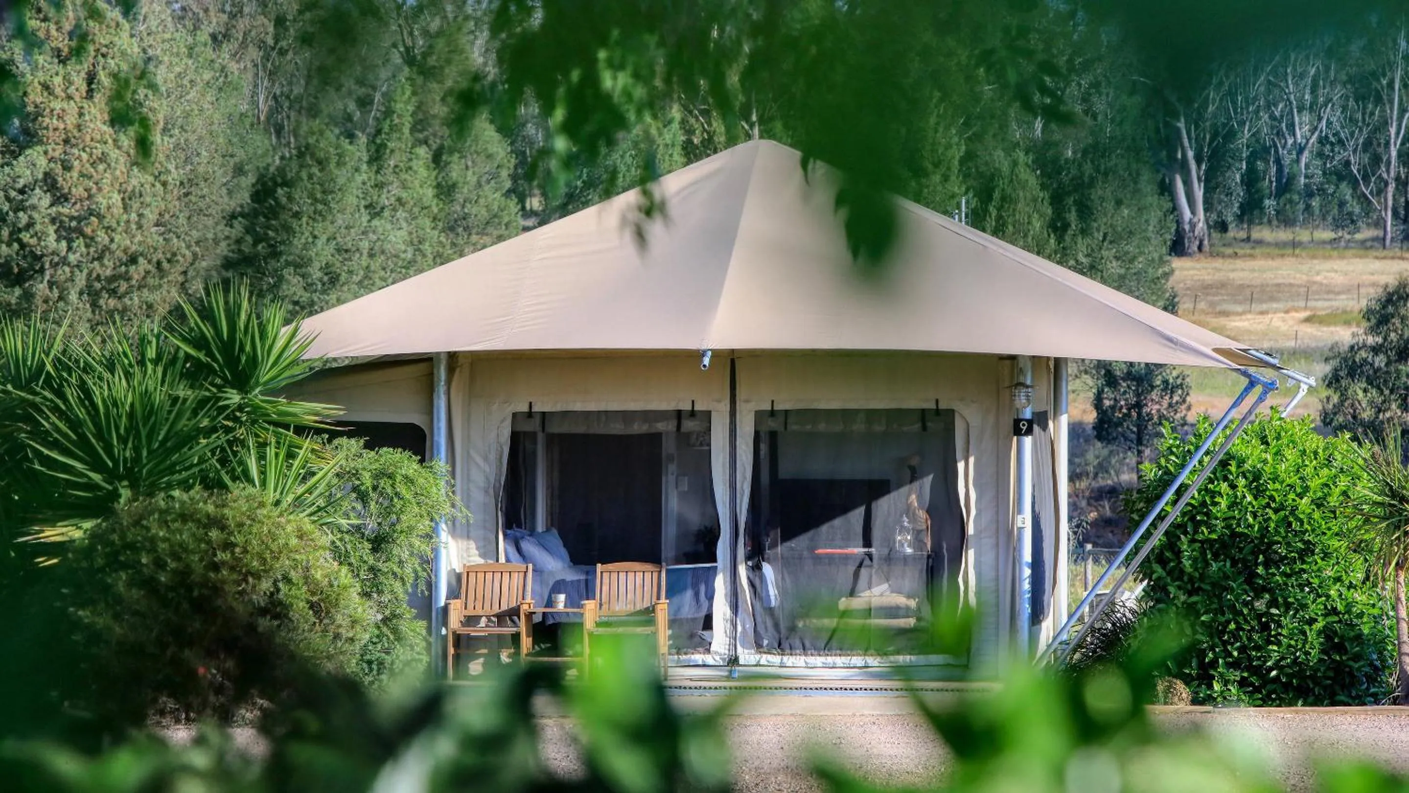Garden in Dubbo Rhino Lodge
