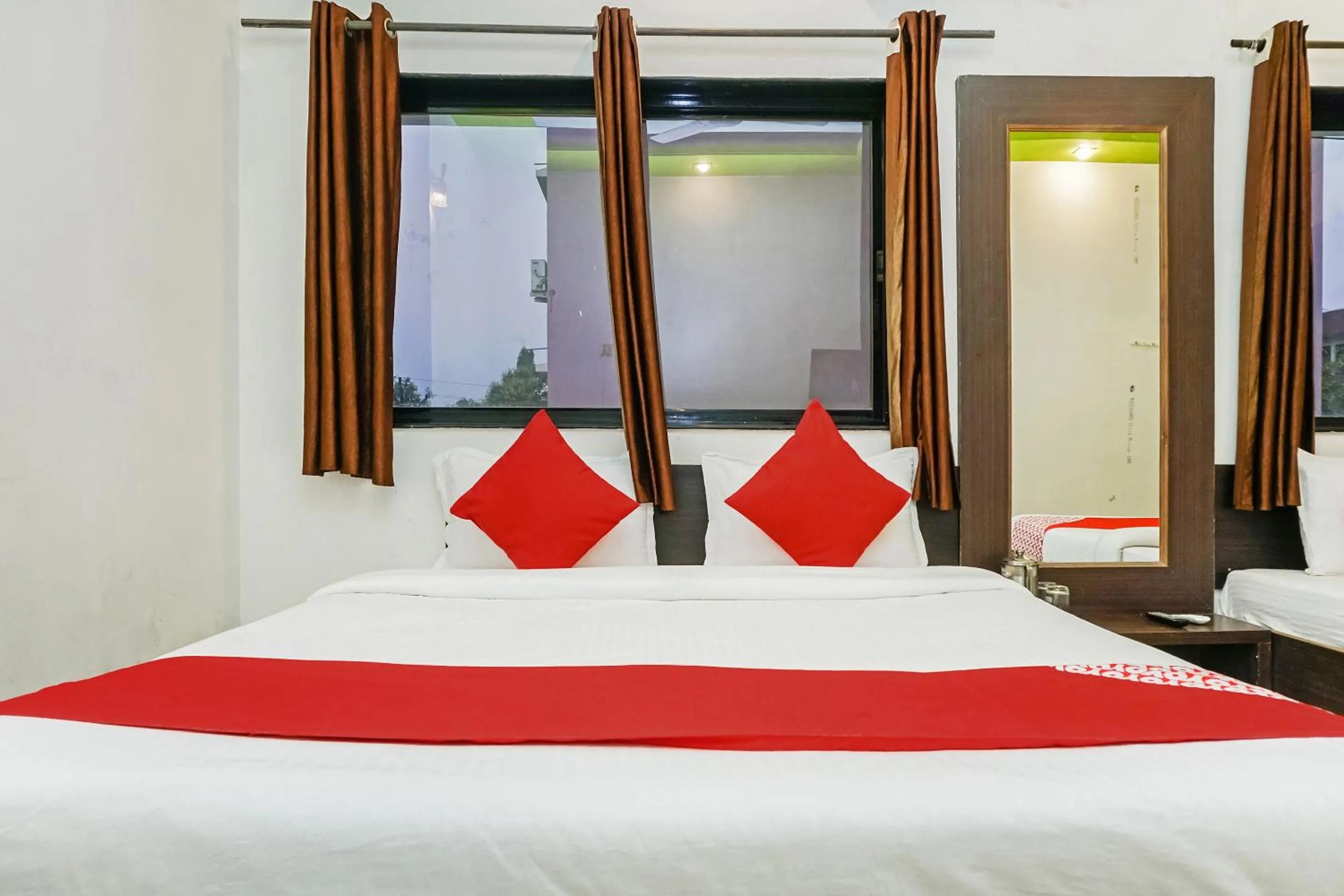 Bedroom, Bed in Hotel O Shirdi Sai Inn