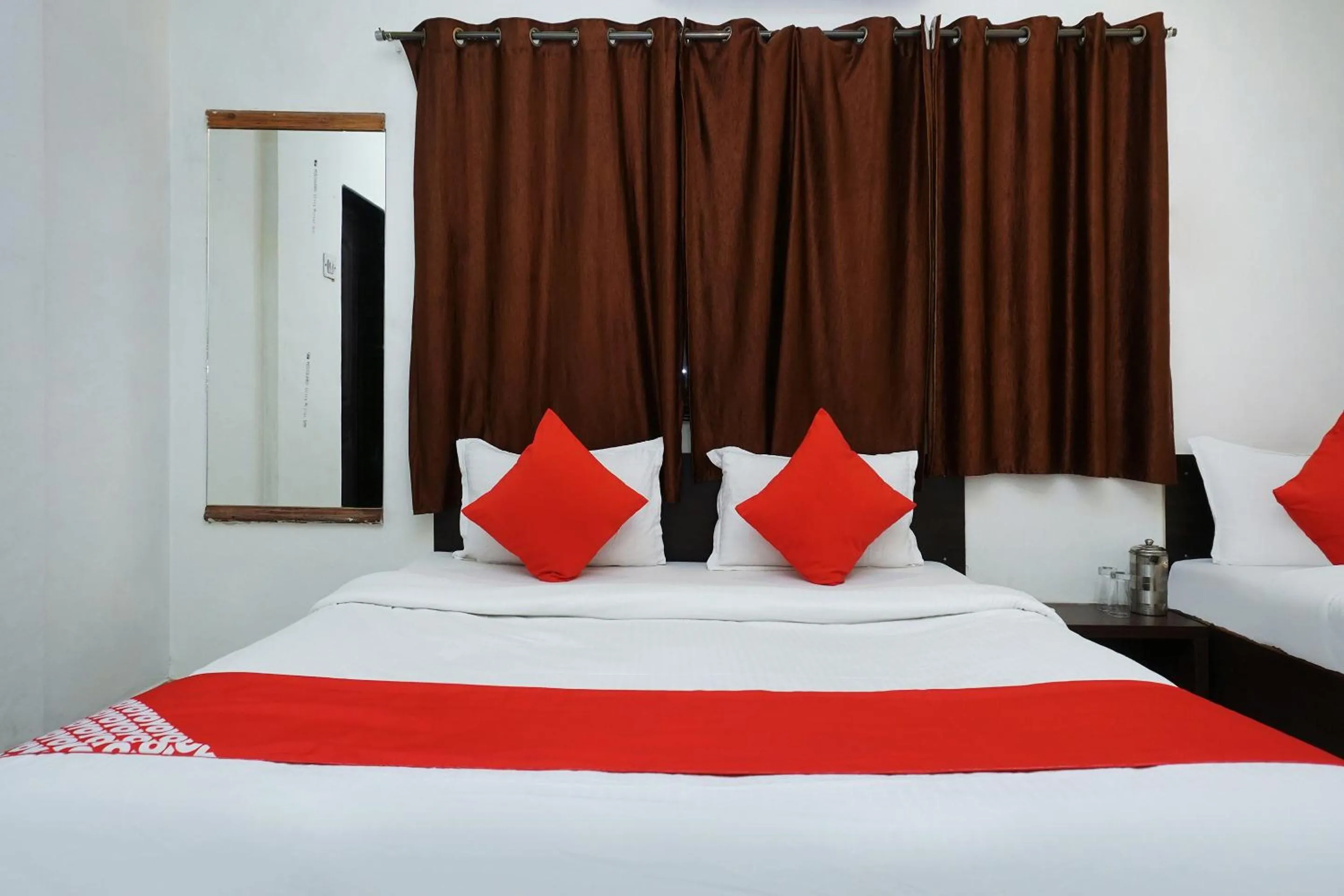 Bedroom, Bed in Hotel O Shirdi Sai Inn