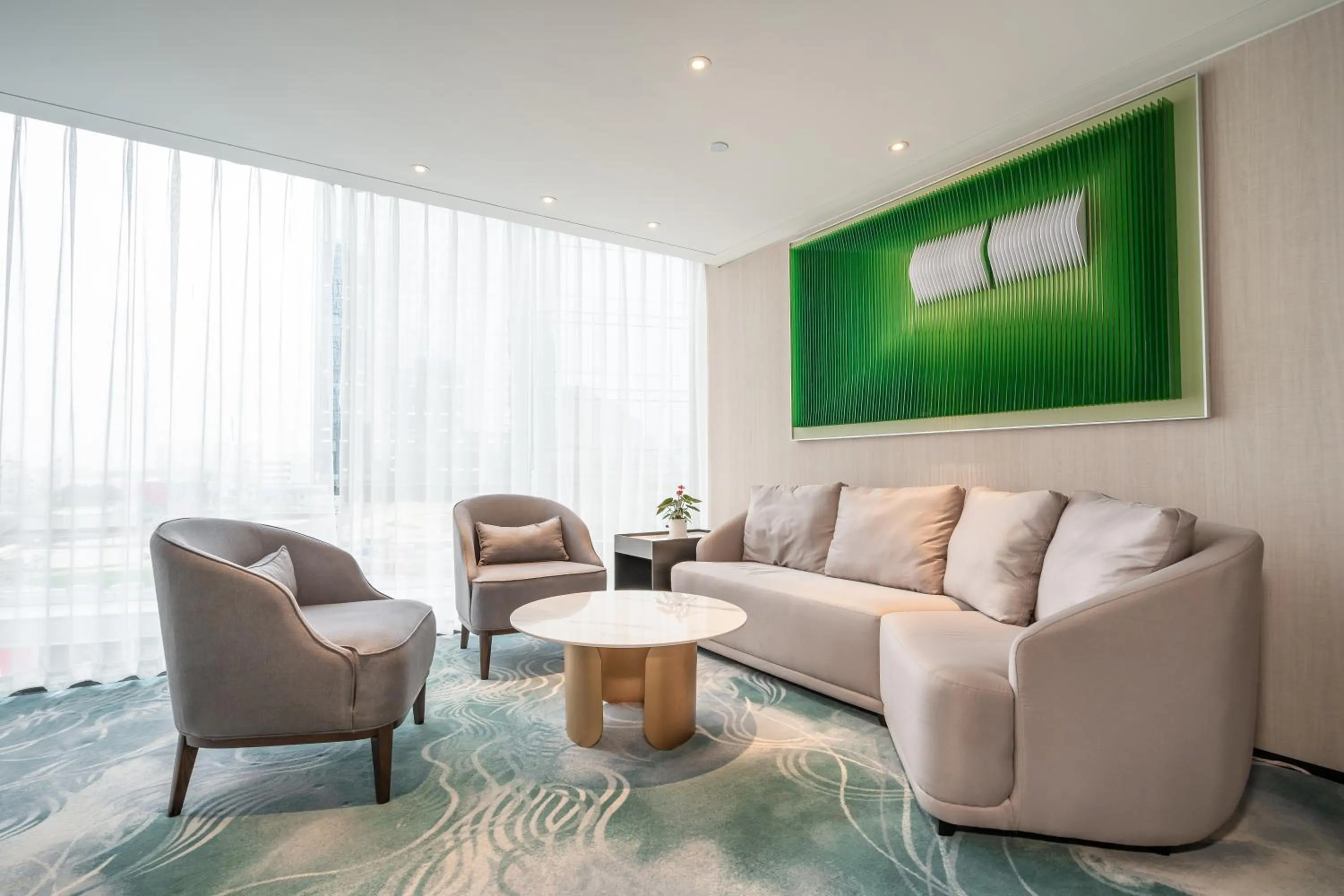 Seating area in Anban Hotel Shenzhen