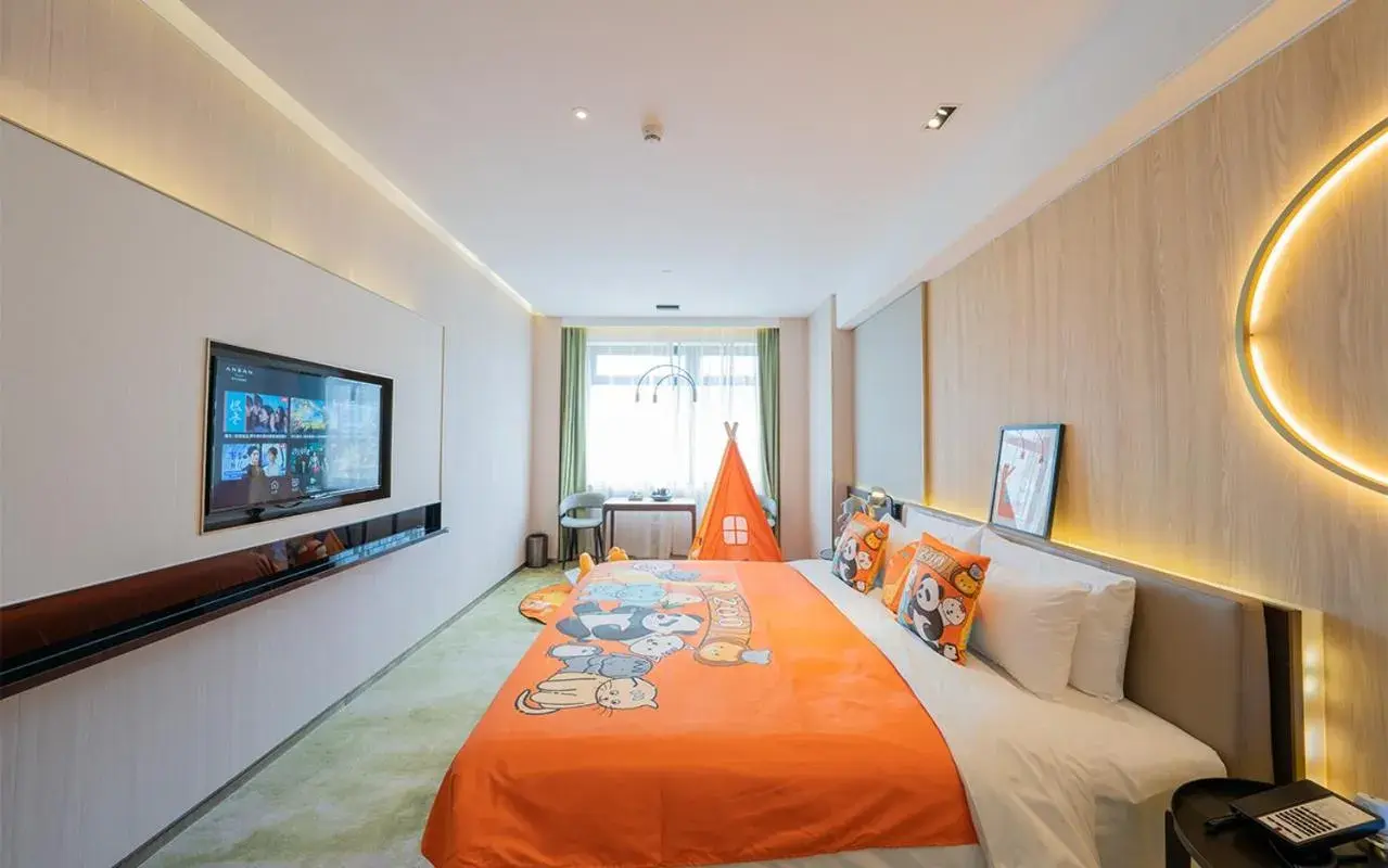 Bed in Anban Hotel Shenzhen Bed in Anban Hotel Shenzhen