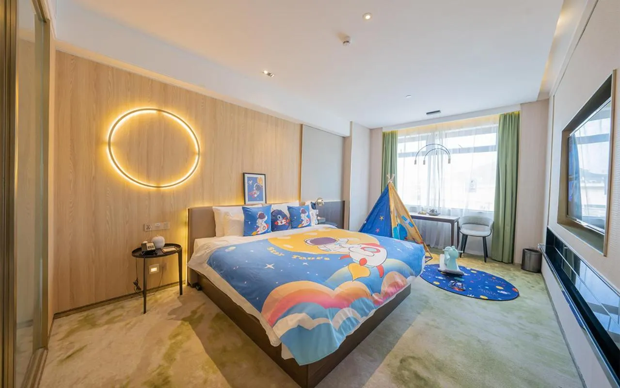 Bed in Anban Hotel Shenzhen