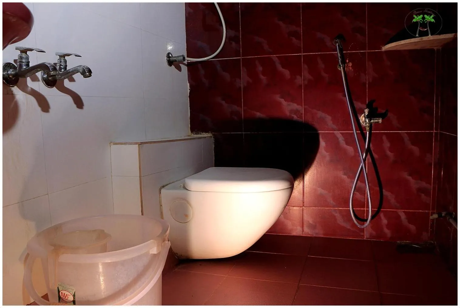 Toilet in Peace Residency