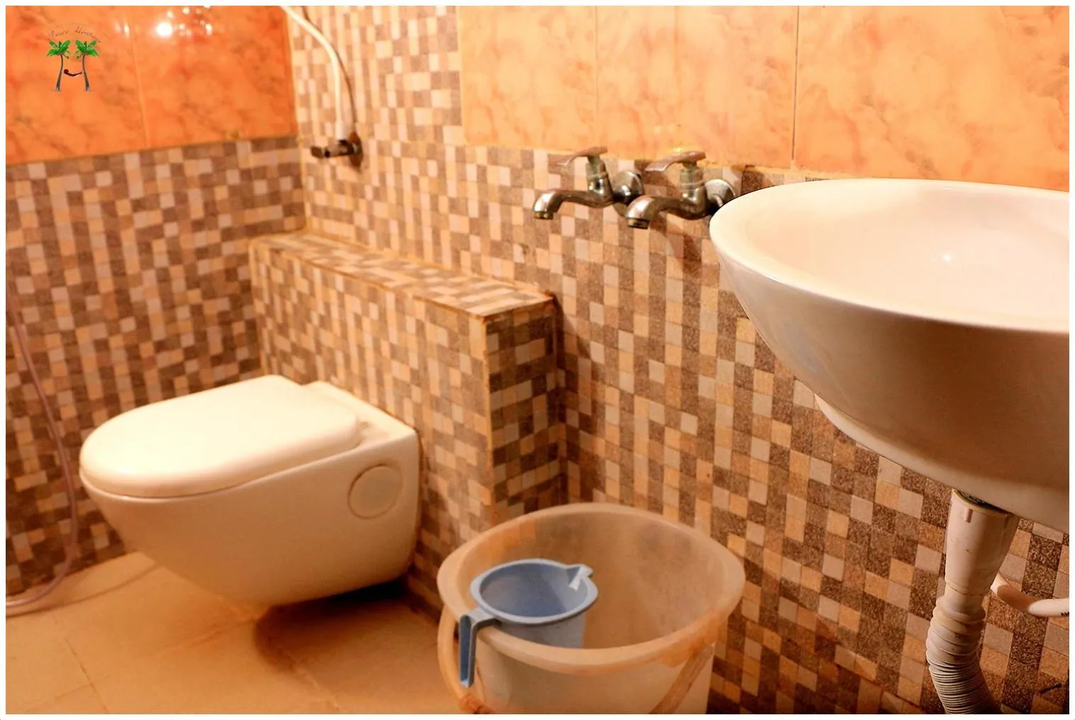 Toilet in Peace Residency