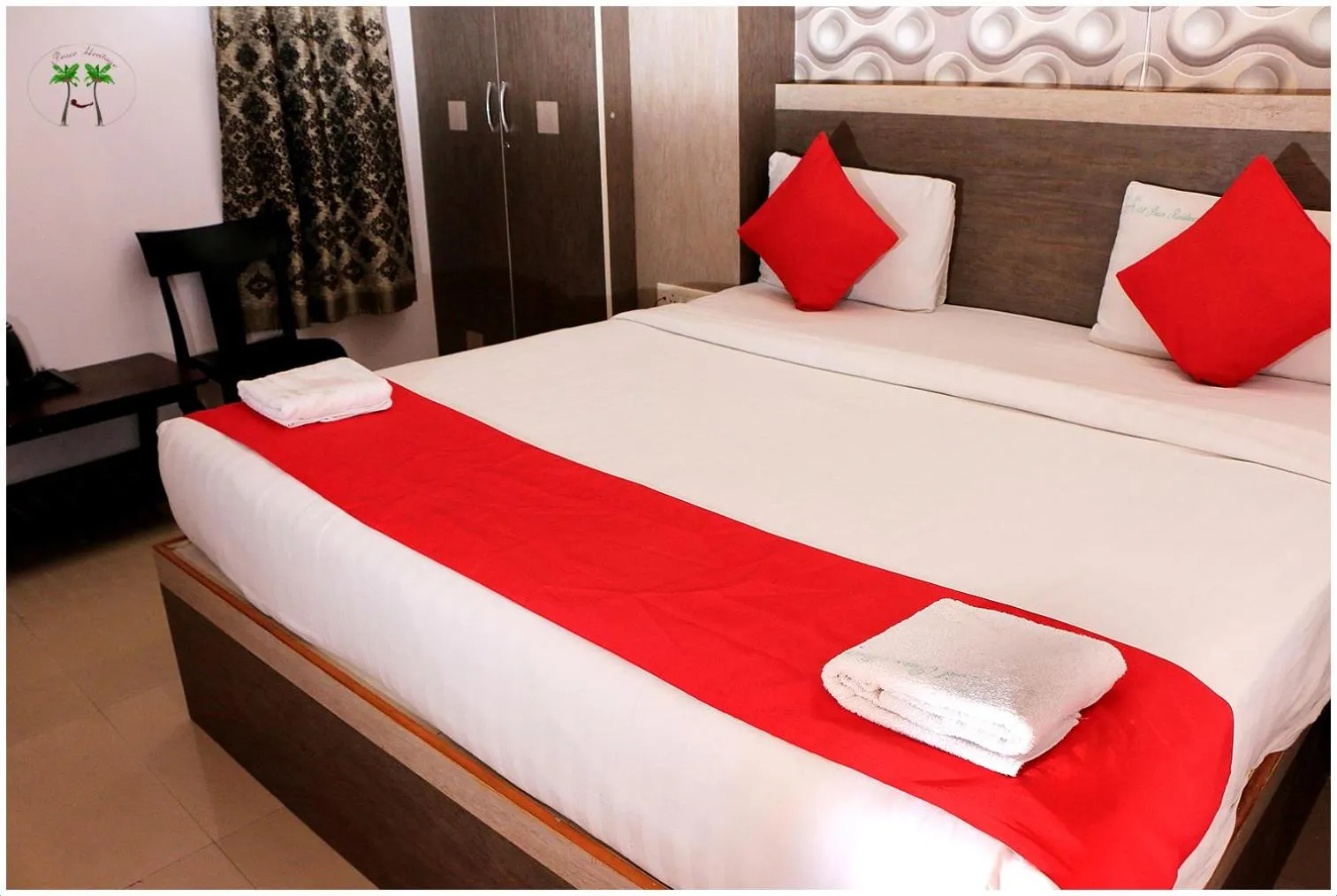 Bedroom in Peace Residency