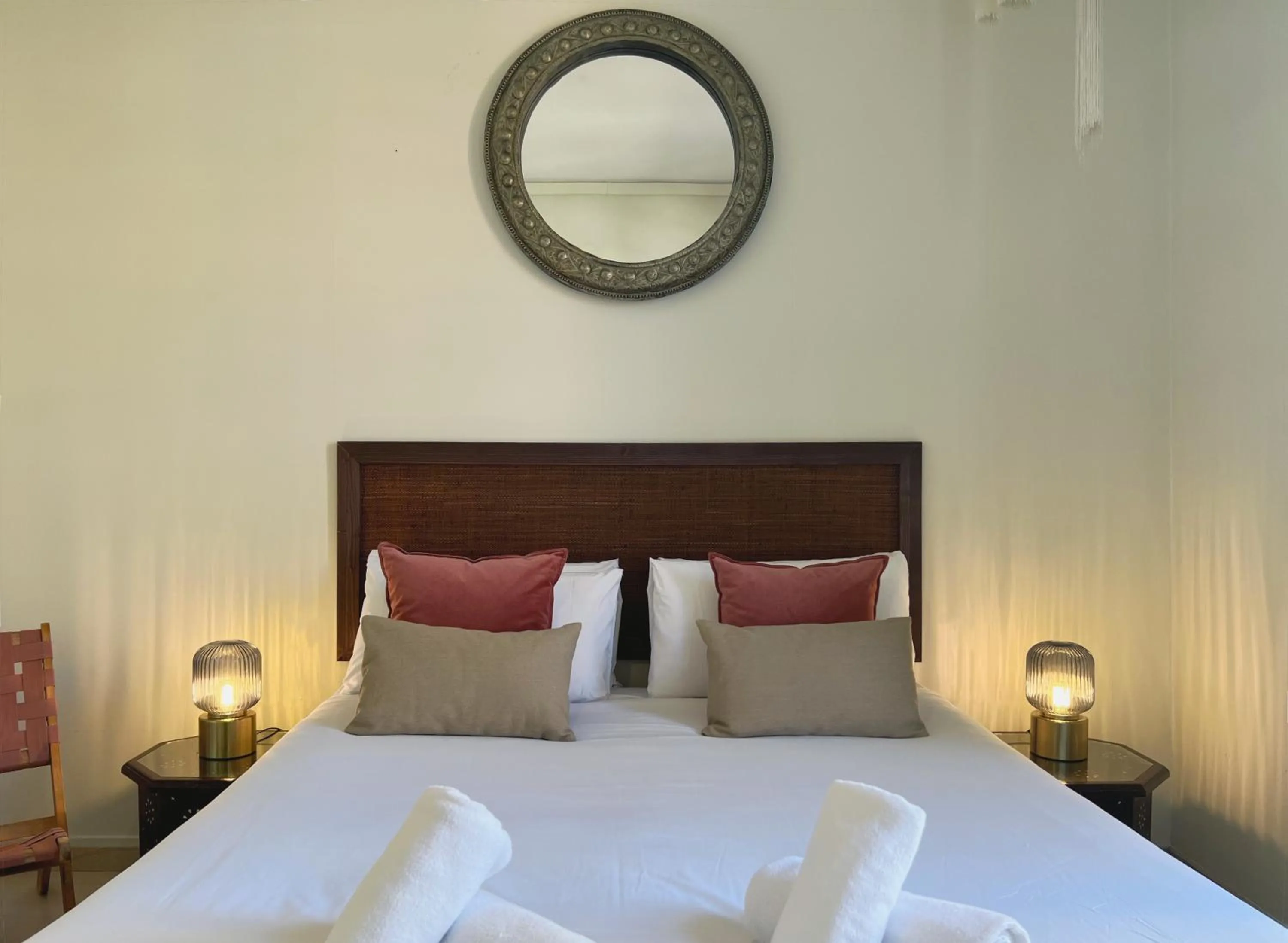 Bed in Stay U-nique Apartments Lepant