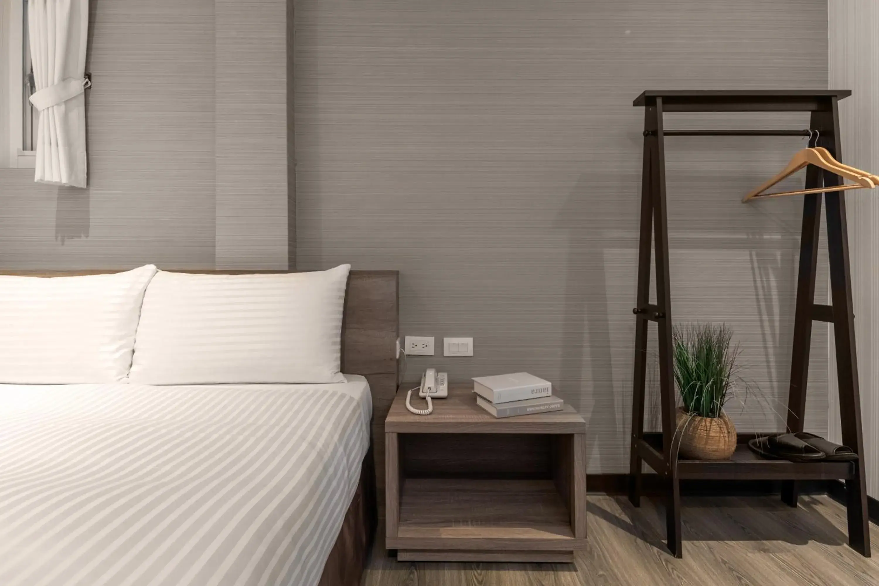 Bedroom, Bed in Hotel Brown - Zhongzheng Bedroom, Bed in Hotel Brown - Zhongzheng