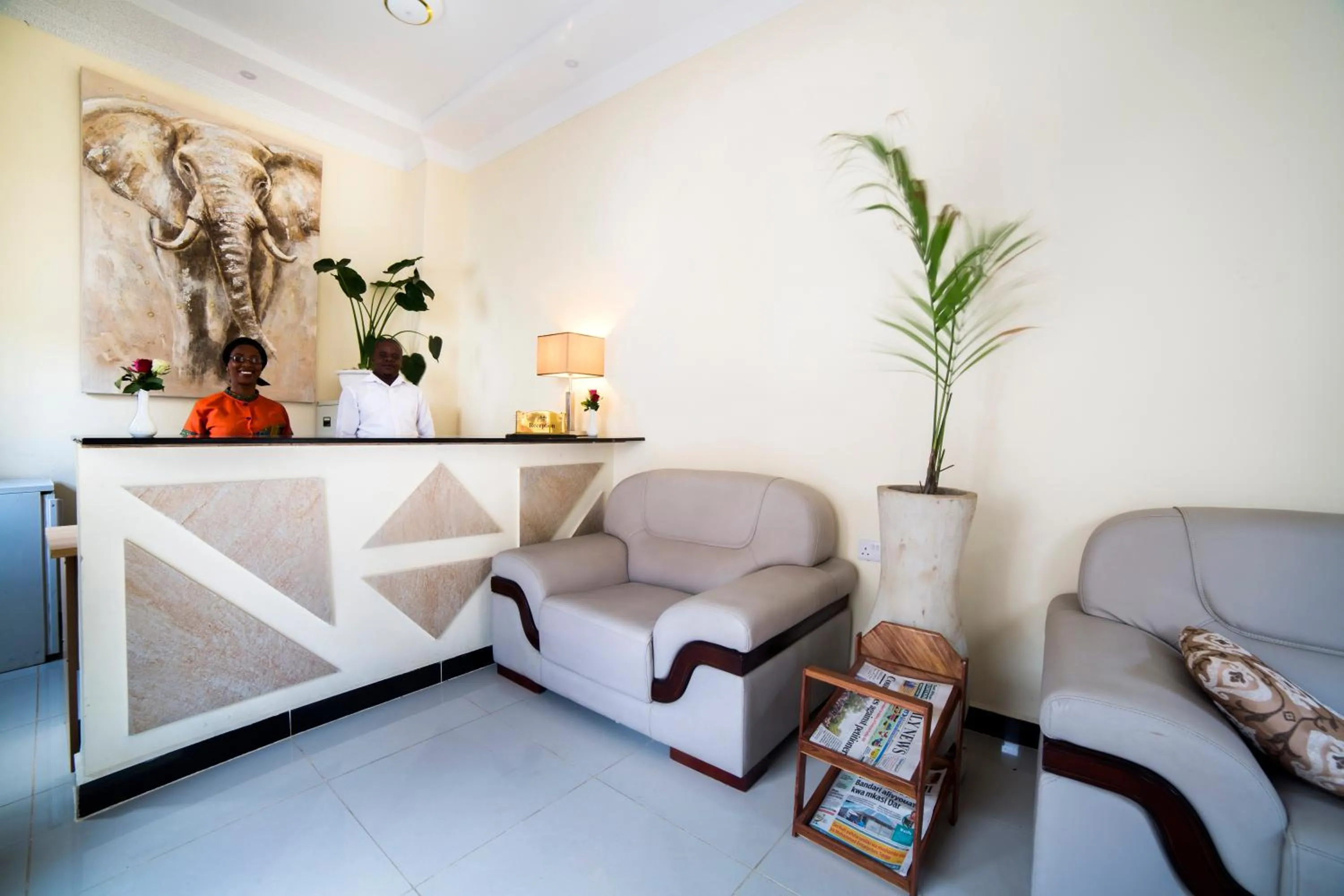 Lobby or reception in Antonio Garden Hotel