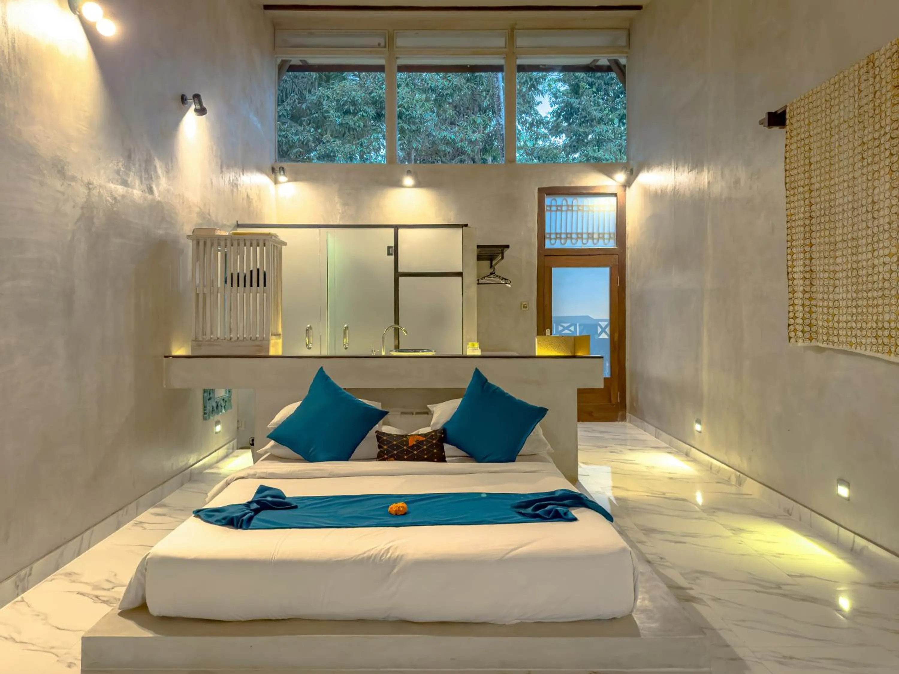 Bed in Gunung An Retreat