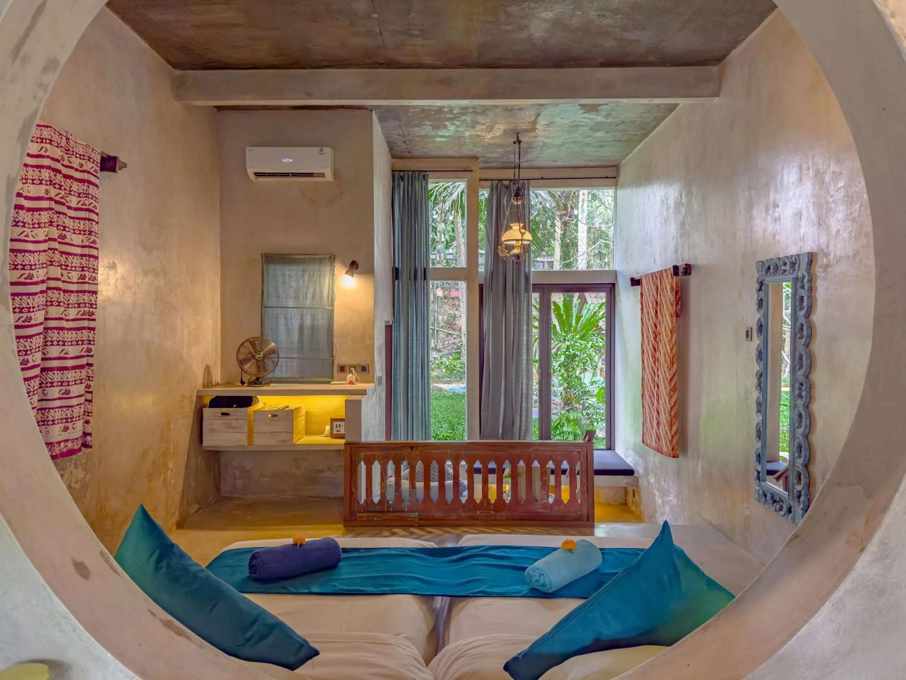 Seating area in Gunung An Retreat