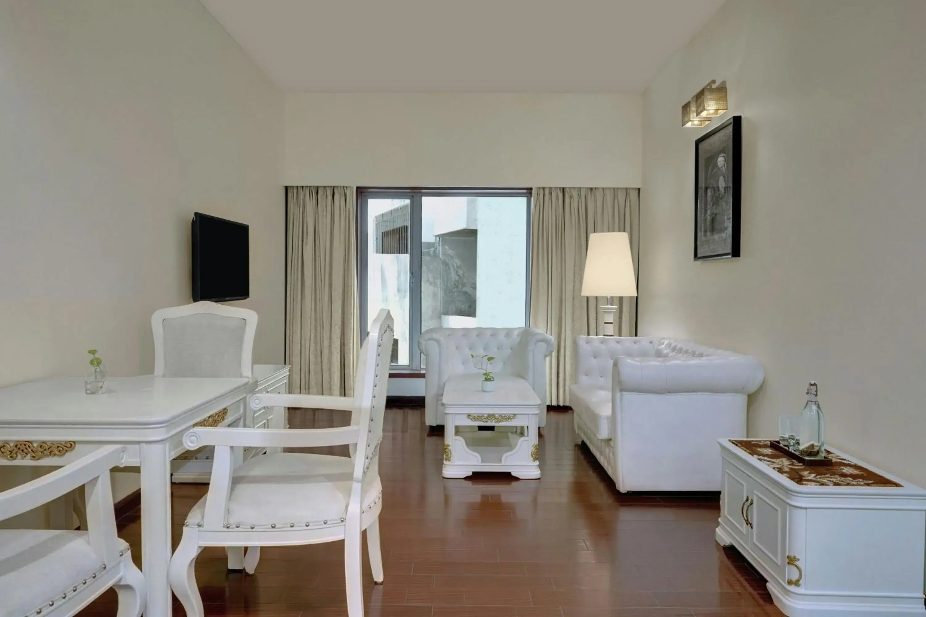 Living room, Bed in The Fern Residency Rajkot, Series by Marriott Living room, Bed in The Fern Residency Rajkot, Series by Marriott