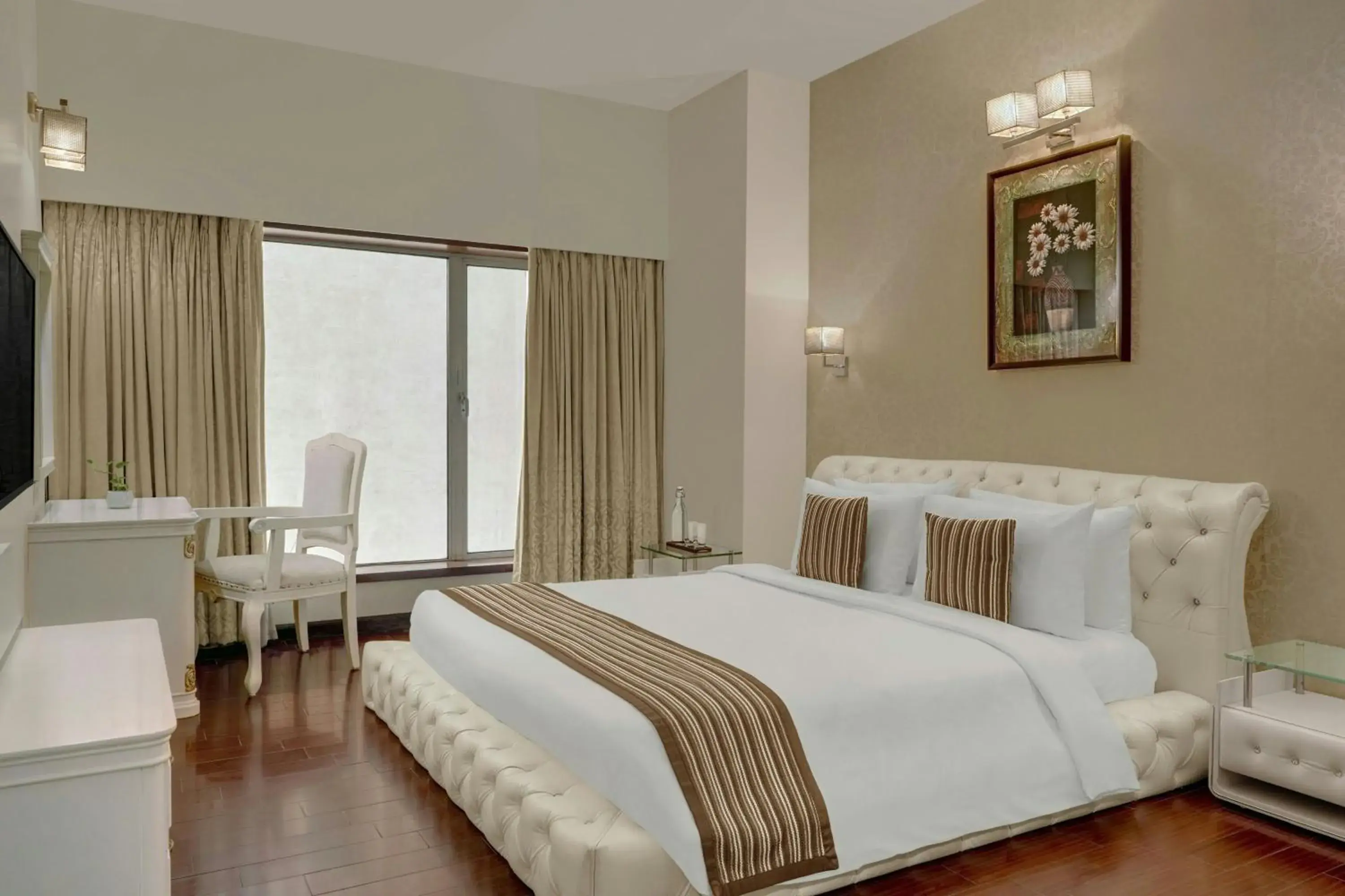 Photo of the whole room, Bed in The Fern Residency Rajkot, Series by Marriott Photo of the whole room, Bed in The Fern Residency Rajkot, Series by Marriott