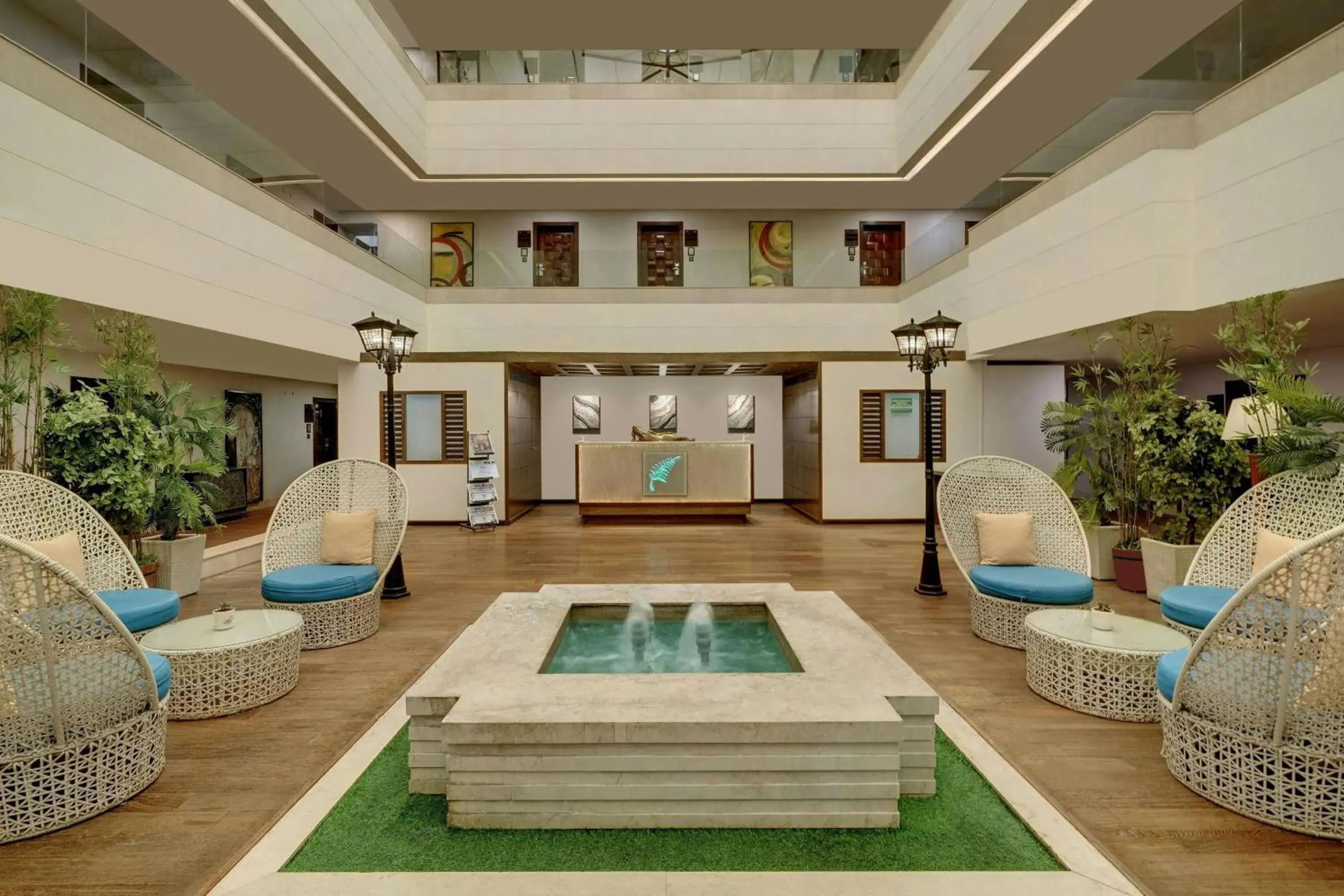 Lobby or reception in The Fern Residency Rajkot, Series by Marriott Lobby or reception in The Fern Residency Rajkot, Series by Marriott
