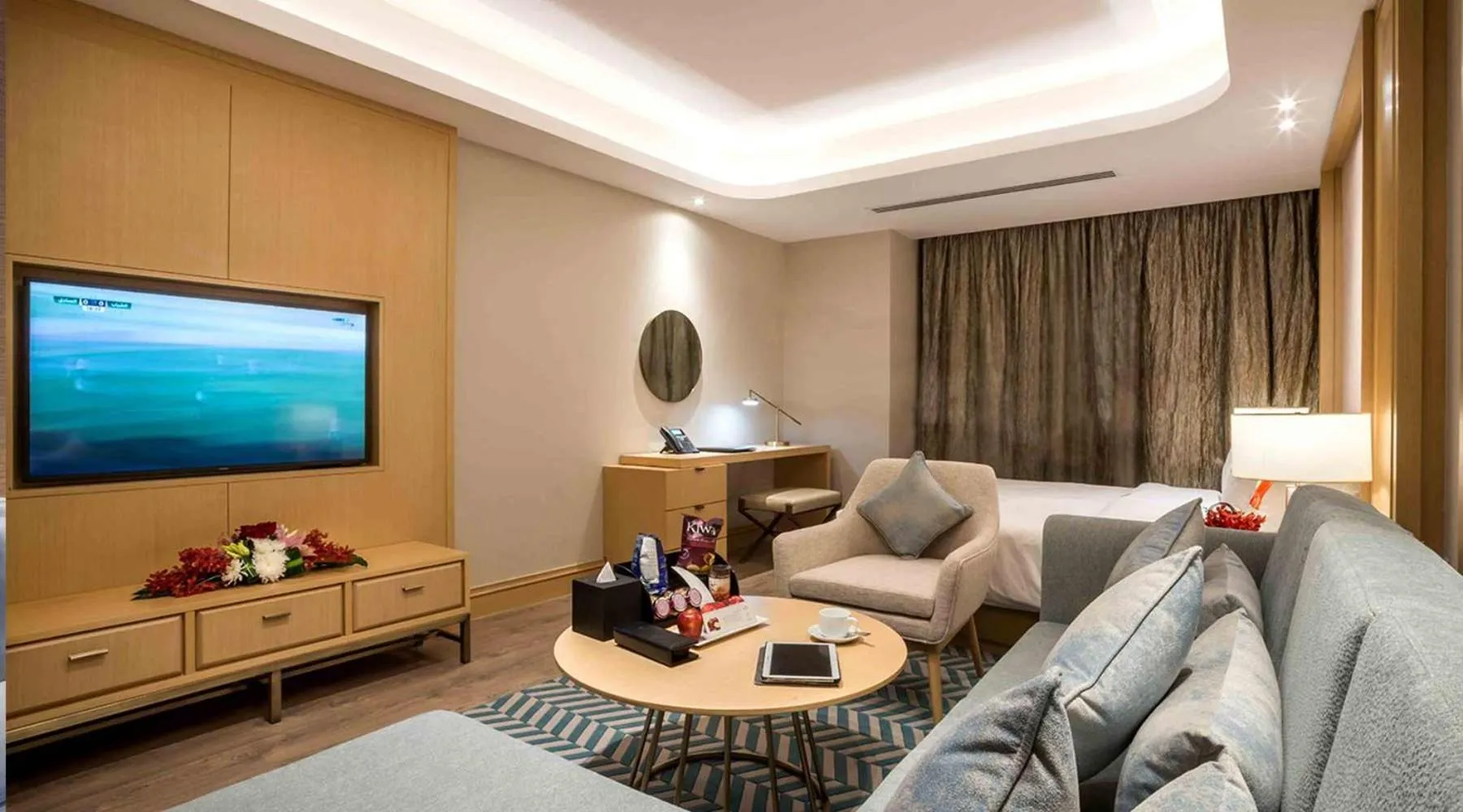 Communal lounge/ TV room in Boudl Al Olaya